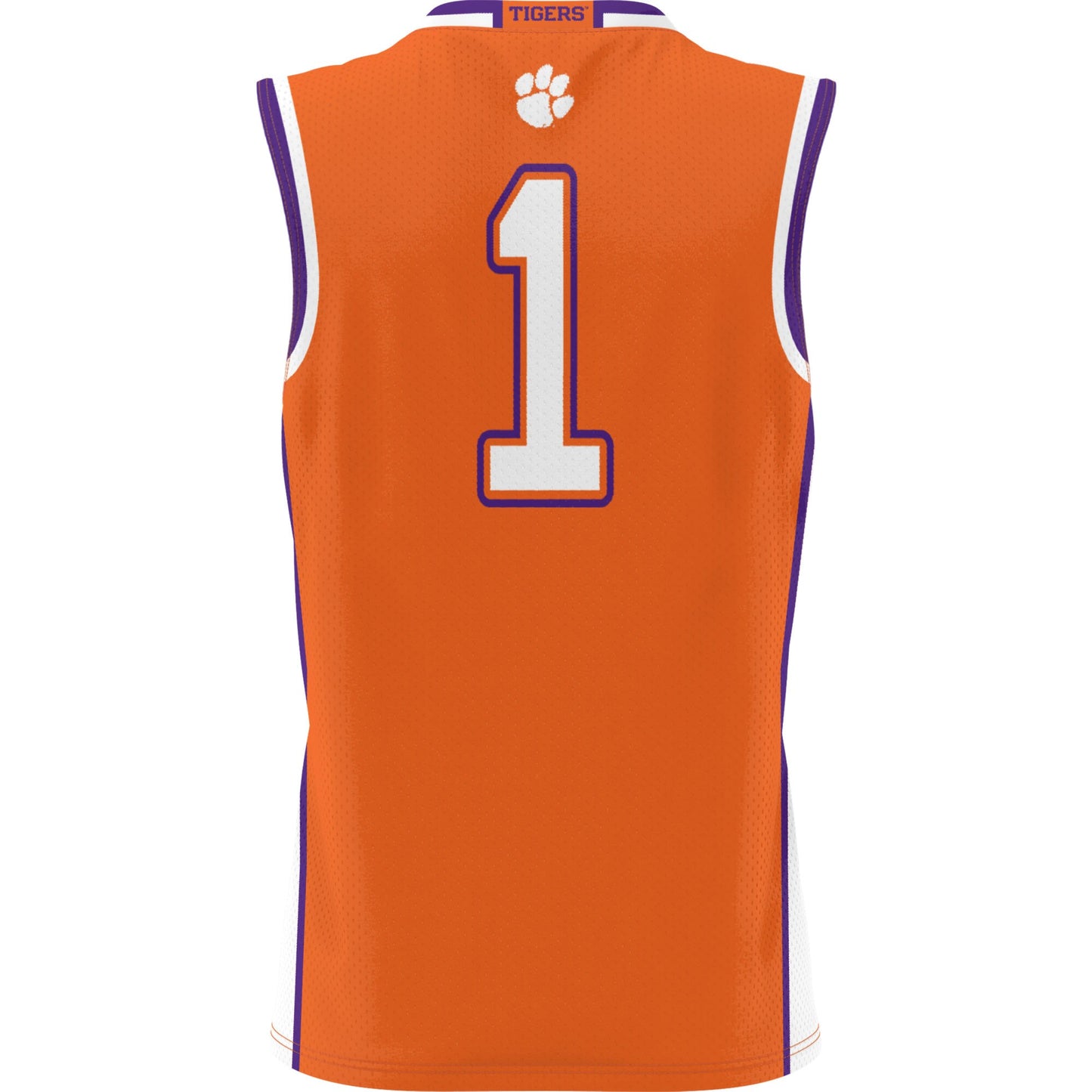#1 Clemson Tigers GameDay Greats Youth Lightweight Basketball Jersey - Black