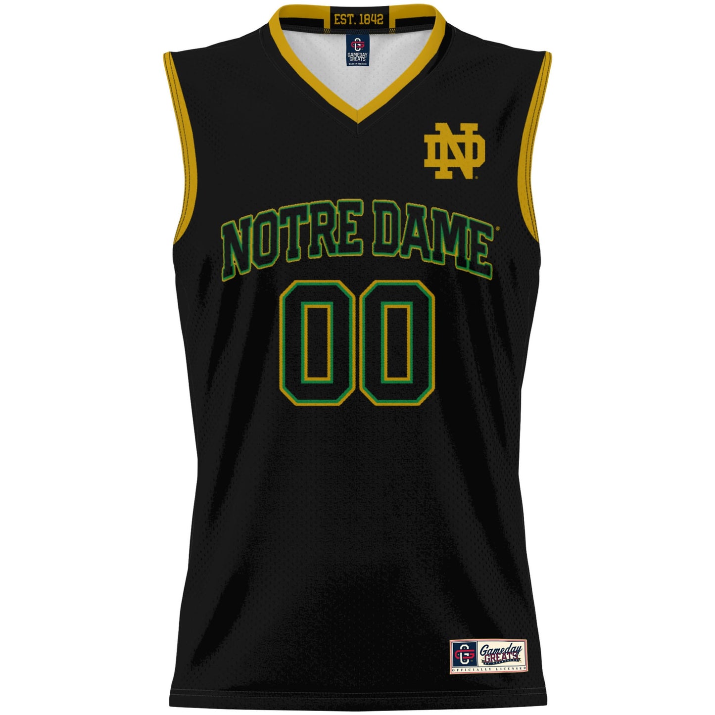 Notre Dame Fighting Irish GameDay Greats Youth NIL Pick-A-Player Lightweight Women's Basketball Jersey - Black