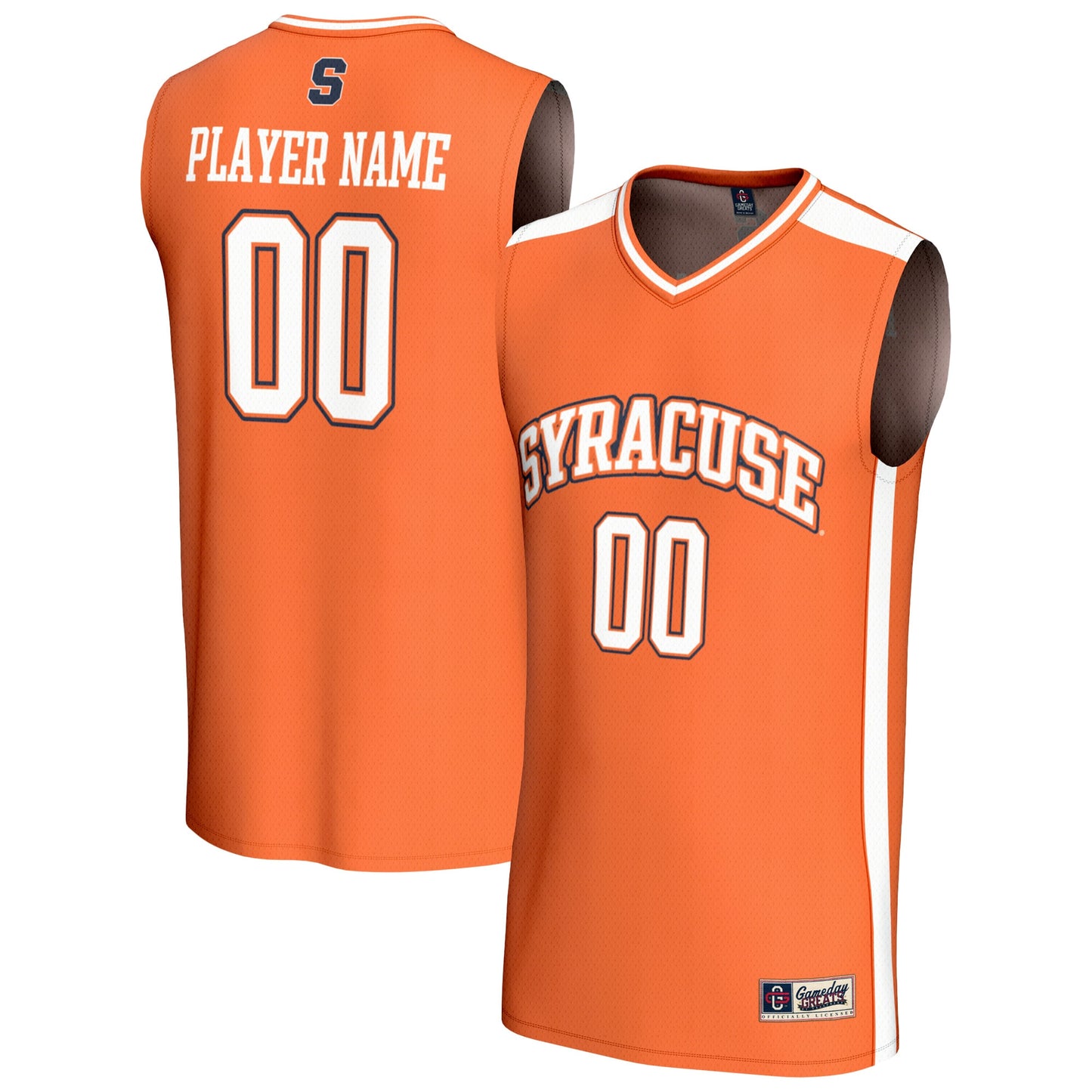 Syracuse Orange GameDay Greats Unisex Lightweight Collegiate Women's Basketball NIL Pick-A-Player Fashion Jersey - Navy