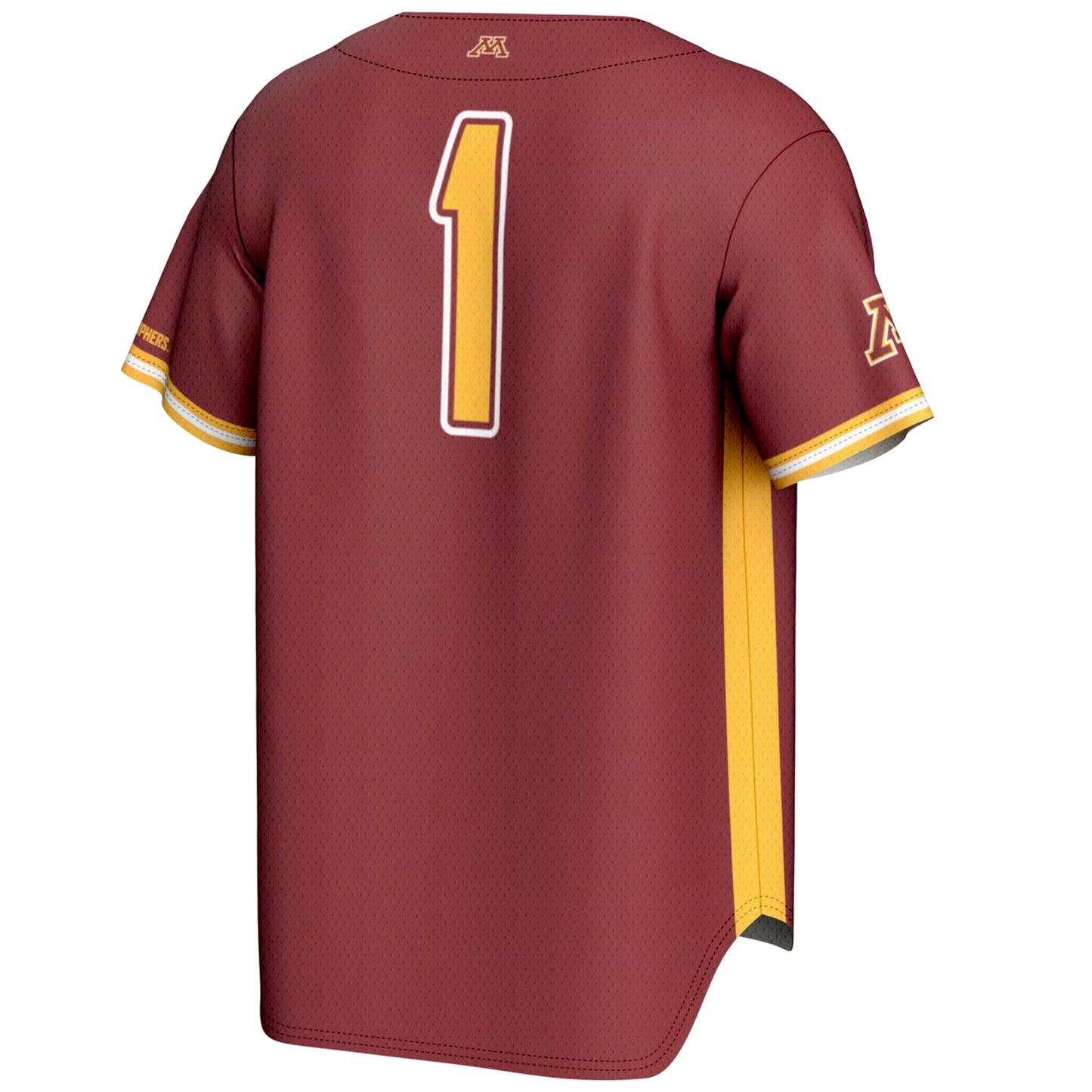 #1 Minnesota Golden Gophers GameDay Greats Youth Lightweight Baseball Jersey - Maroon