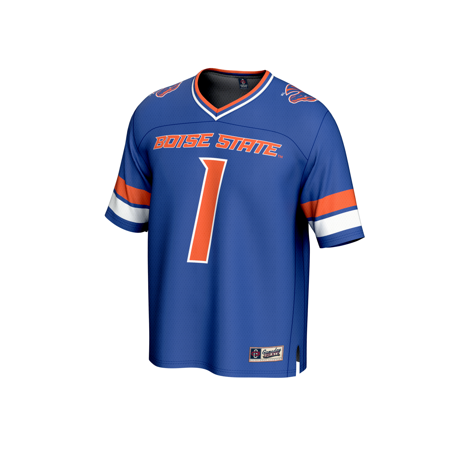 Boise State Broncos GameDay Greats Unisex Collegiate Football Lightweight Fashion Jersey - Royal