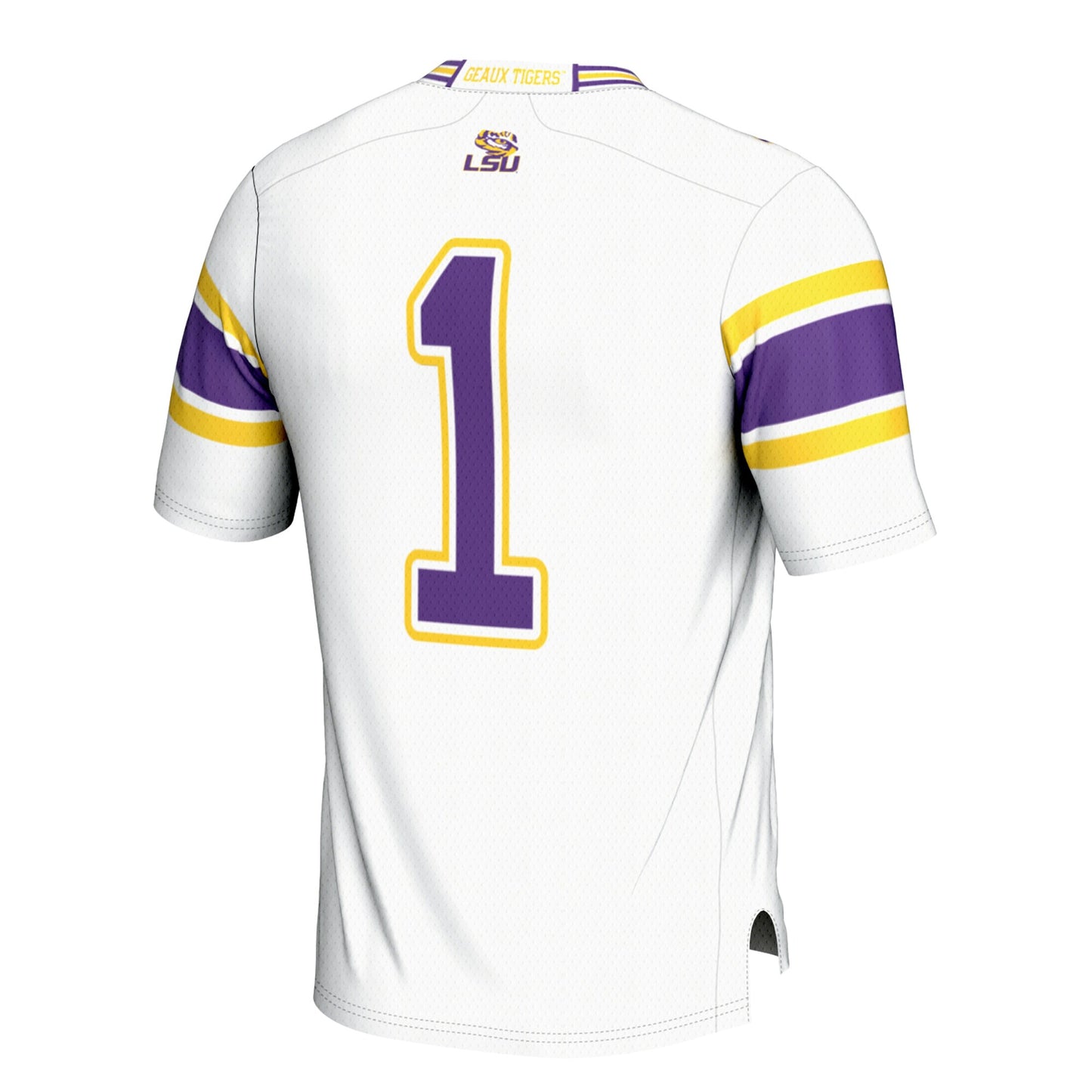 #1 LSU Tigers GameDay Greats Youth Football Jersey – White