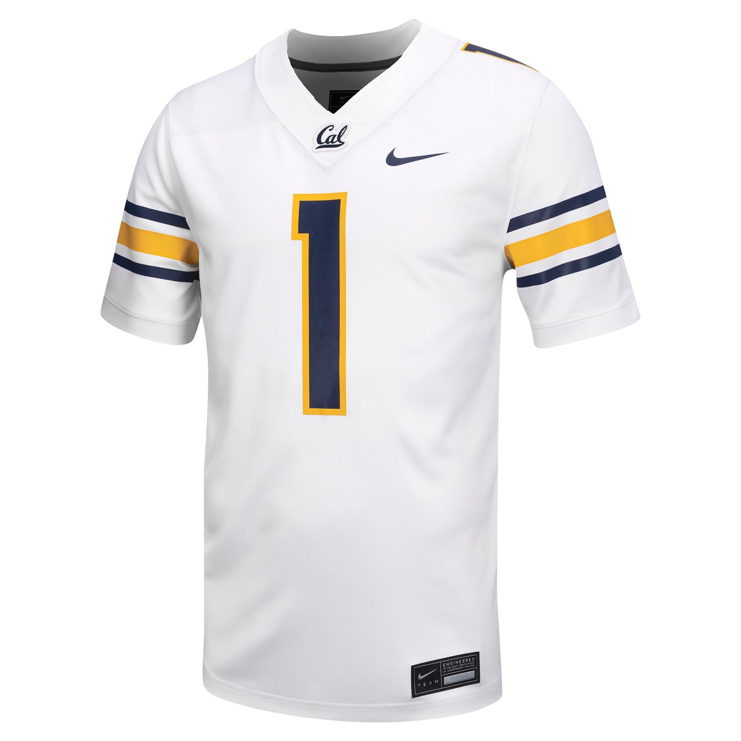 #1 Cal Bears Nike Untouchable Football Jersey – White
