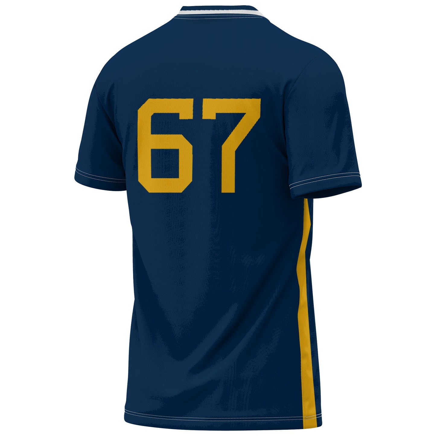 #67 West Virginia Mountaineers GameDay Greats Youth Lightweight Women's Soccer Fashion Jersey - Gold