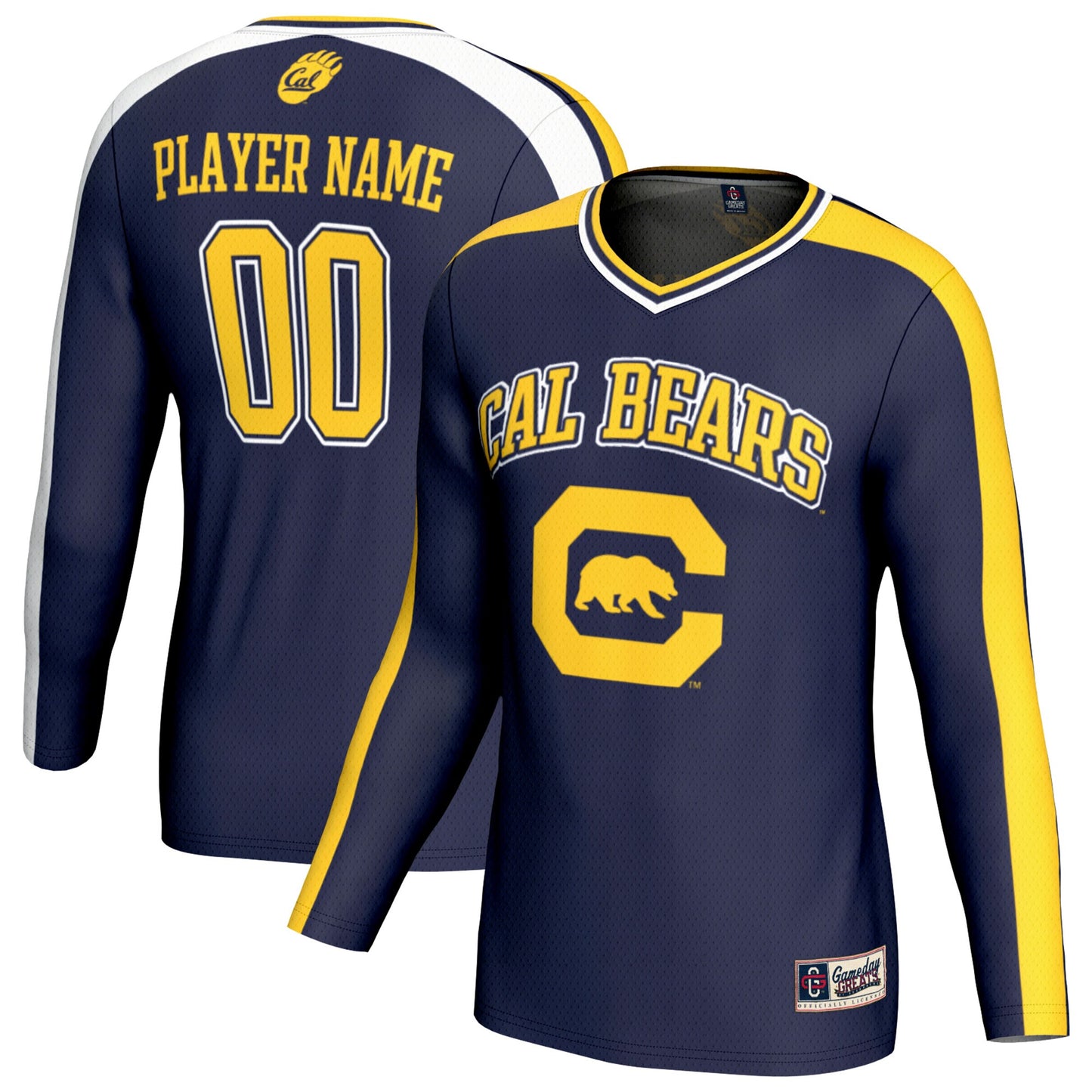 Cal Bears GameDay Greats Unisex NIL Pick-A-Player Lightweight Collegiate Volleyball Fashion Jersey - Navy
