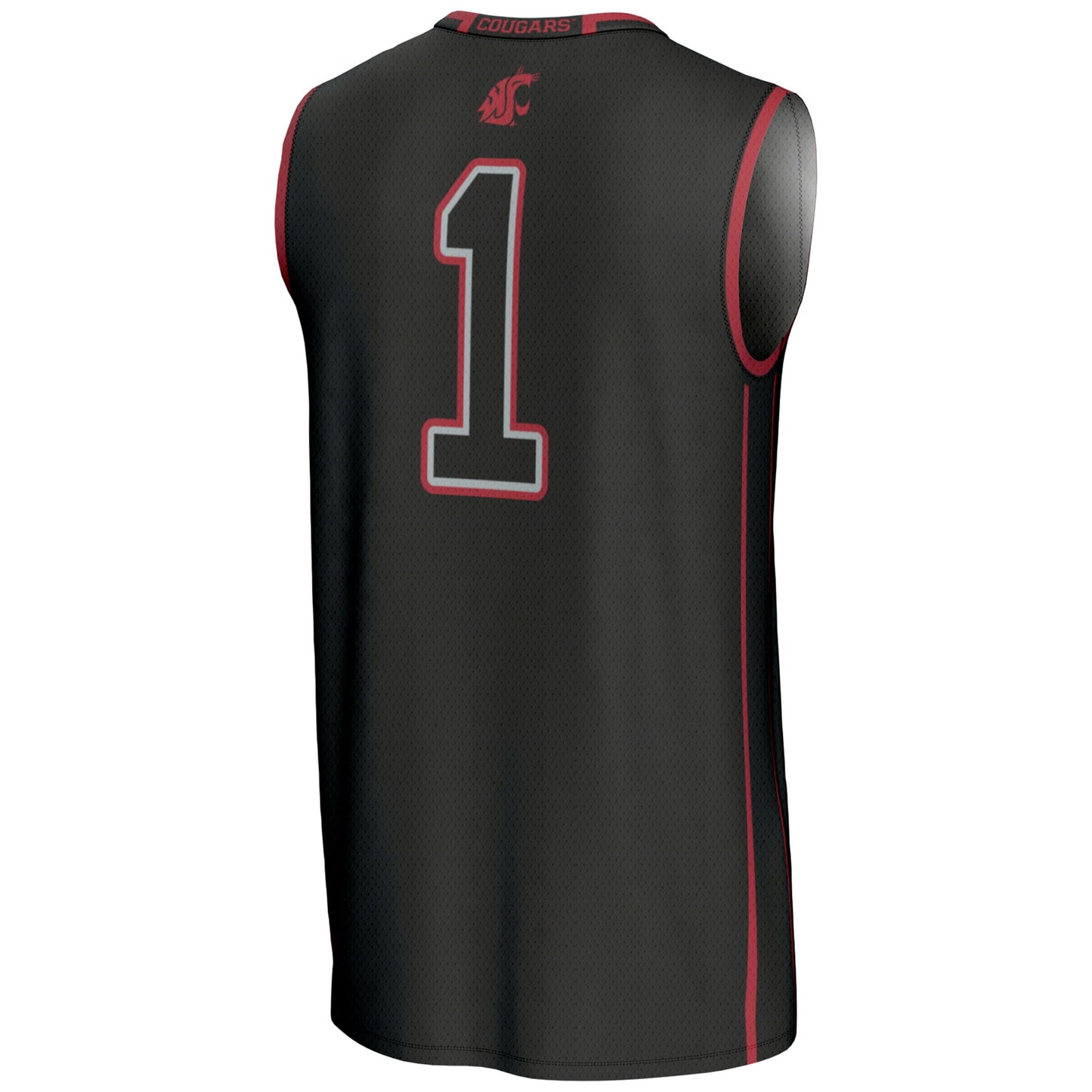 #1  Washington State Cougars GameDay Greats  Lightweight Basketball Jersey - White