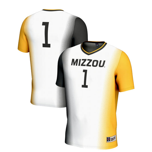 #1 Missouri Tigers GameDay Greats Unisex  Lightweight Women's Soccer Jersey - White