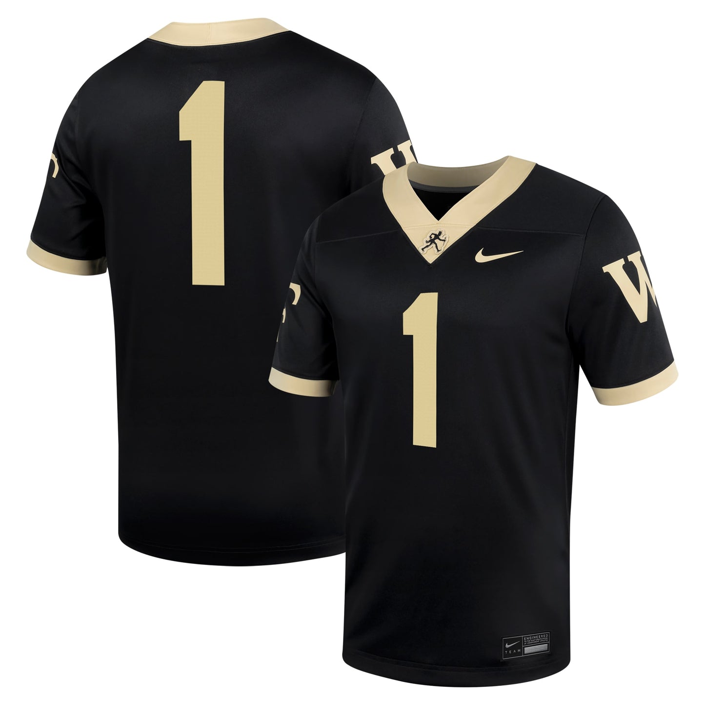 #1 Wake Forest Demon Deacons Nike Untouchable Football Jersey – White