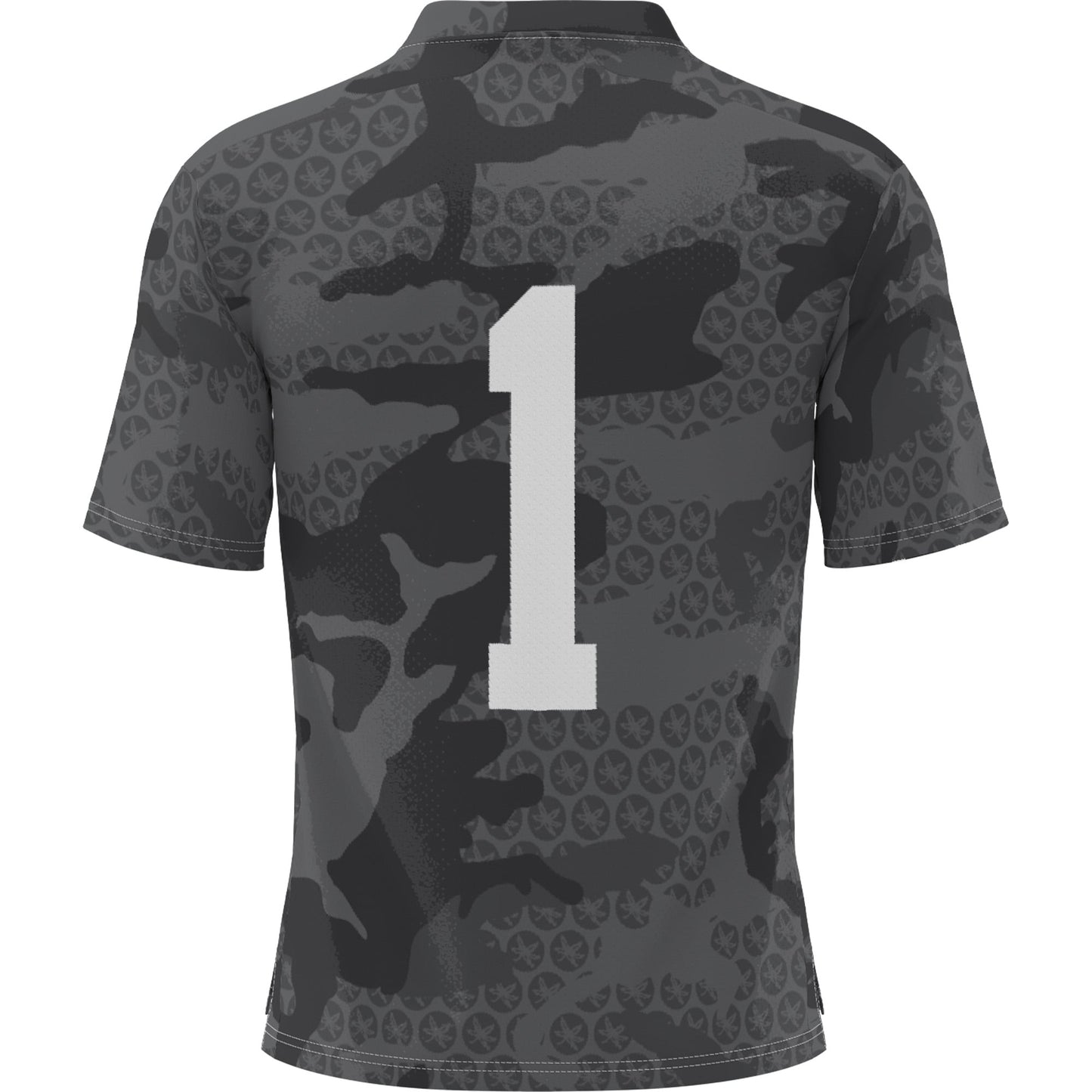 #1 Ohio State Buckeyes GameDay Greats Camo Football Jersey - Scarlet