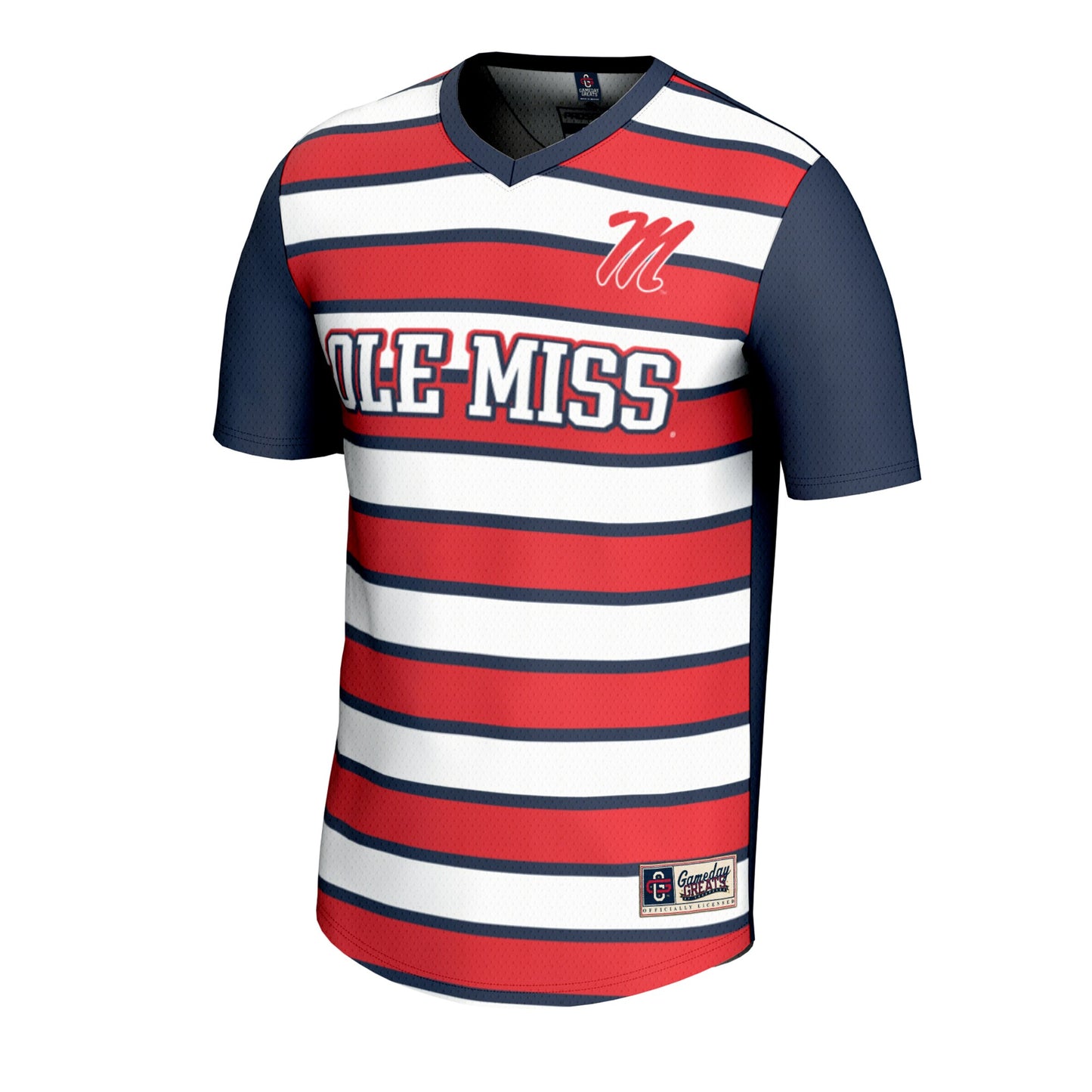 Ole Miss Rebels GameDay Greats Youth NIL Pick-A-Player Collegiate Women's Soccer Lightweight Fashion Jersey - Navy