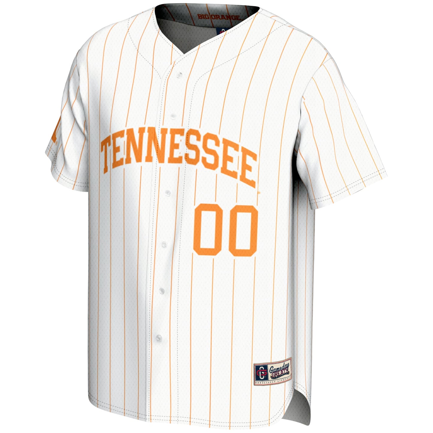 Tennessee Volunteers GameDay Greats Youth NIL Pick-A-Player Lightweight Baseball Jersey - Tennessee Orange