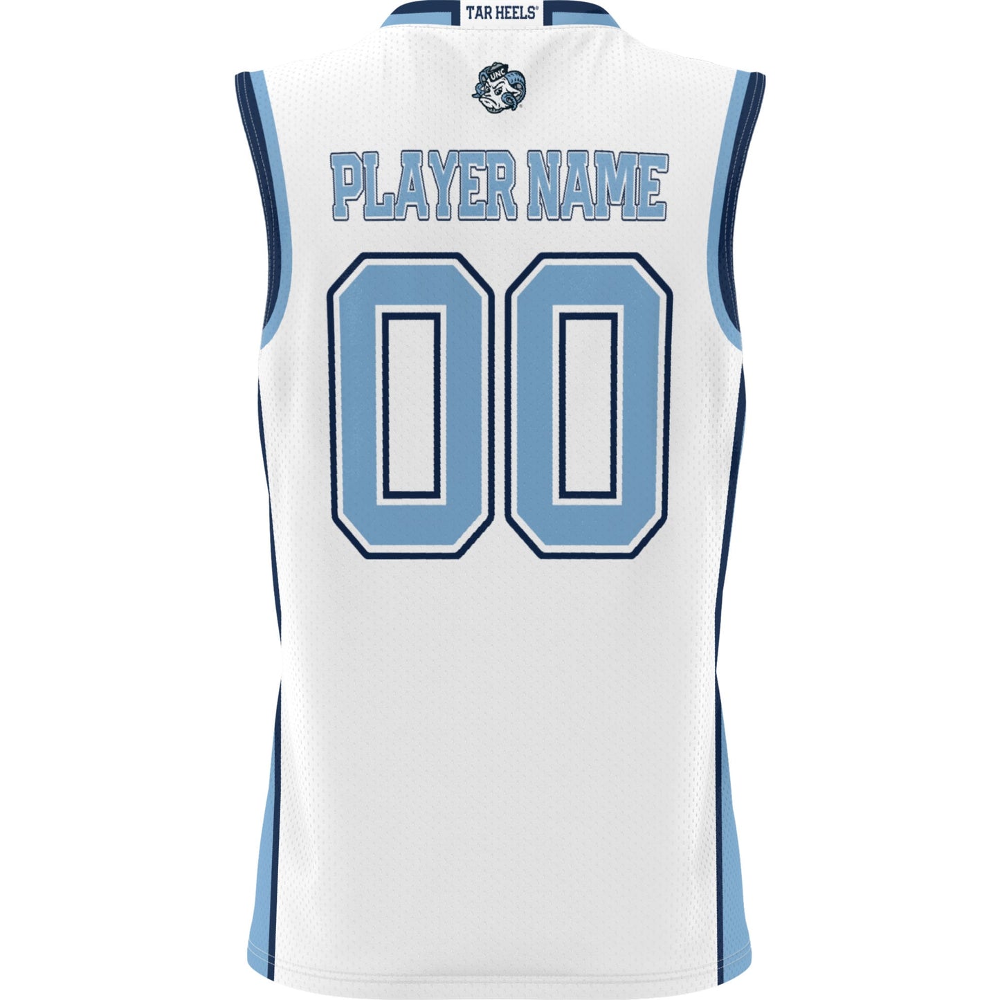 North Carolina Tar Heels GameDay Greats Youth NIL Pick-A-Player Lightweight Men's Basketball Jersey - White