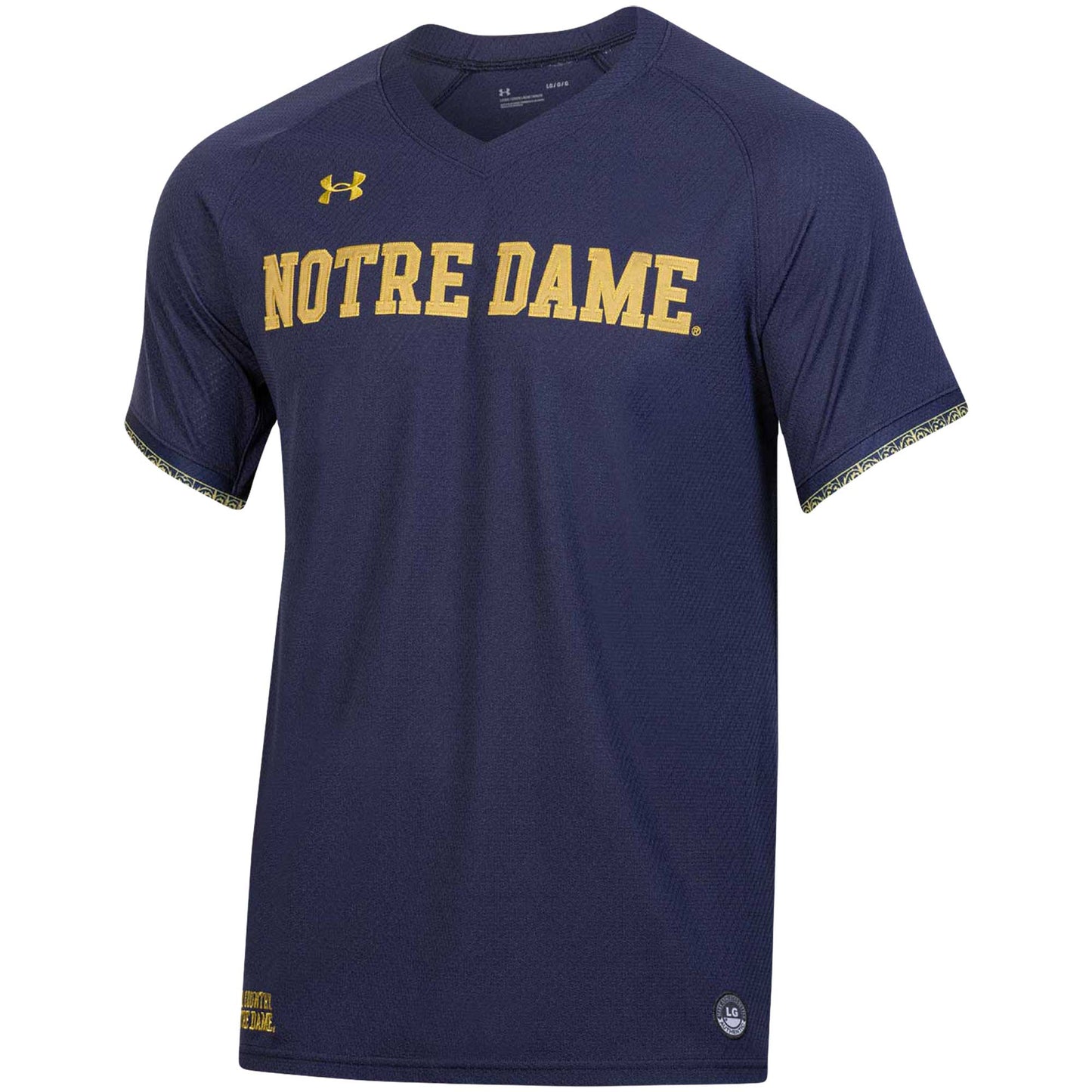 Notre Dame Fighting Irish Under Armour Replica Baseball Jersey - Green