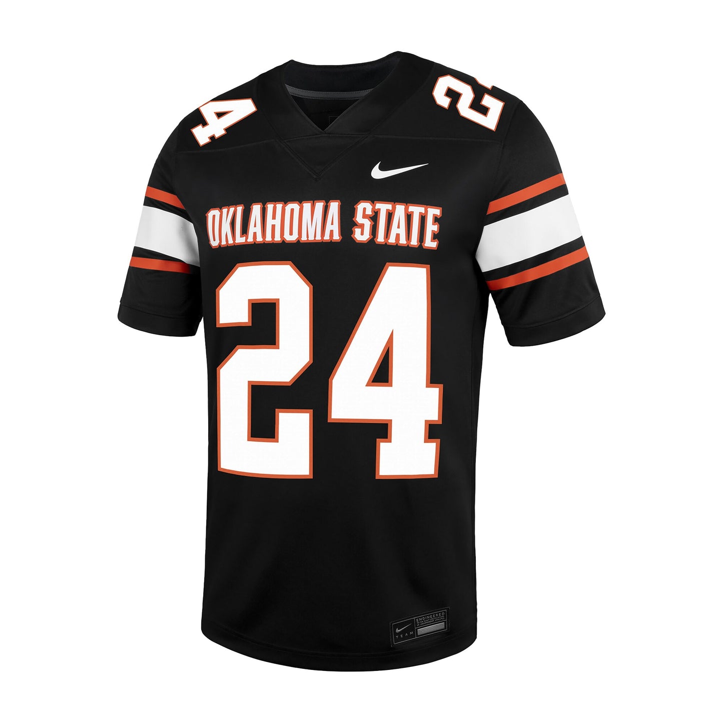 #24 Oklahoma State Cowboys Nike Untouchable Football Jersey – Orange