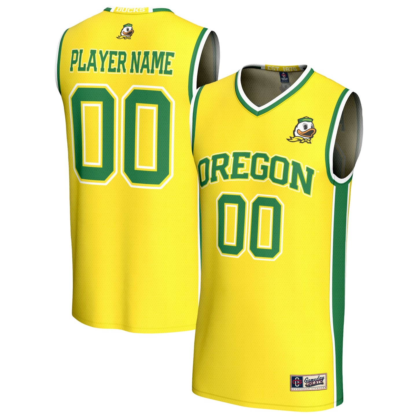 Oregon Ducks GameDay Greats Unisex Lightweight Collegiate Men's Basketball NIL Pick-A-Player Fashion Jersey - Black