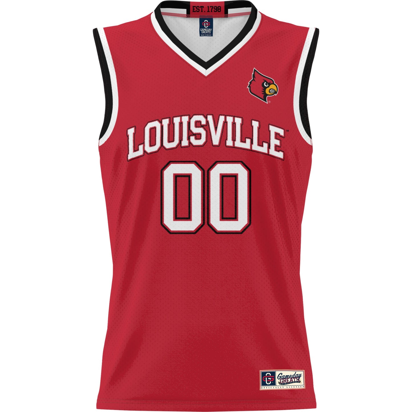 Louisville Cardinals GameDay Greats Unisex  Lightweight NIL Pick-A-Player Women's Basketball Jersey - Black