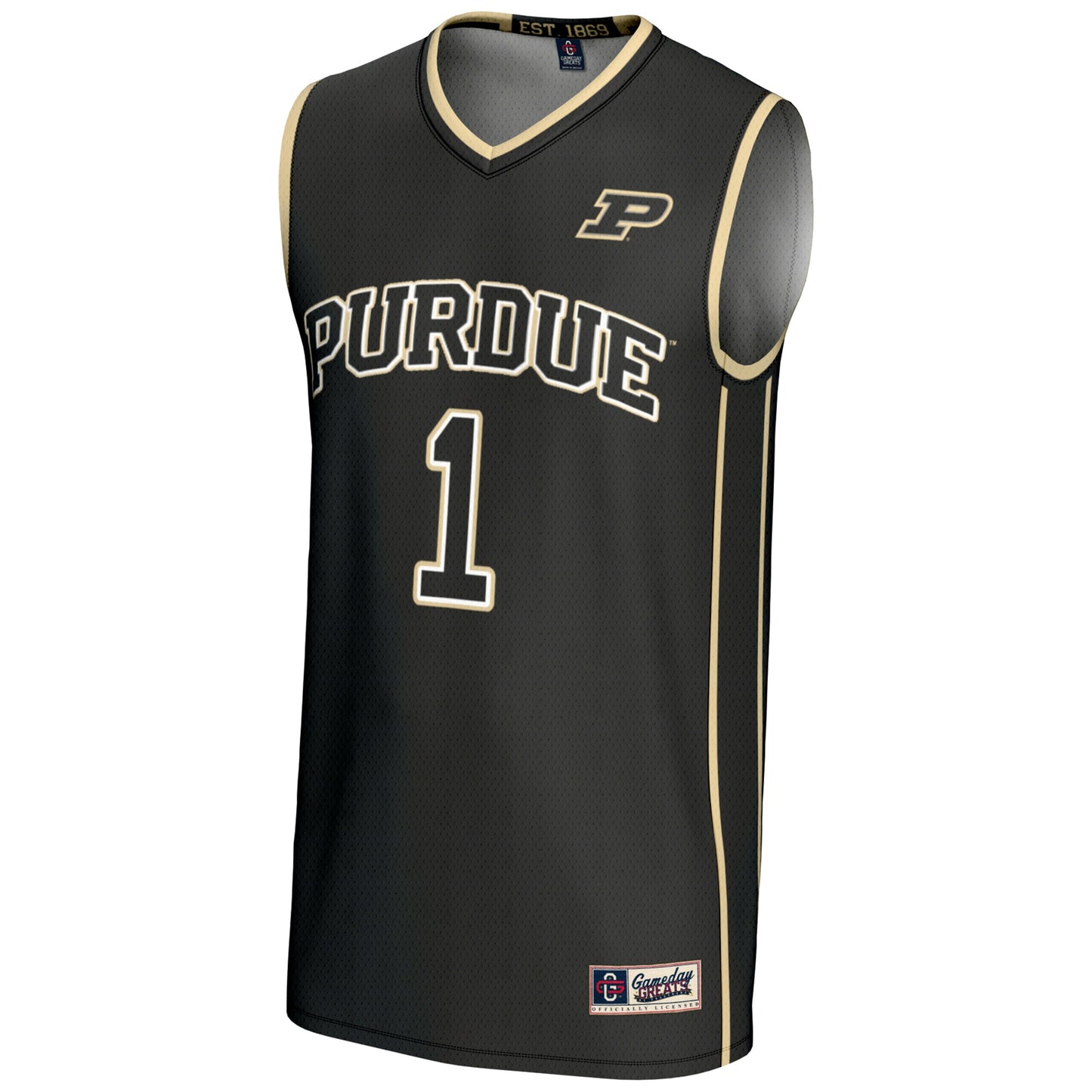 #1 Purdue Boilermakers GameDay Greats Youth Lightweight Basketball Jersey - Black