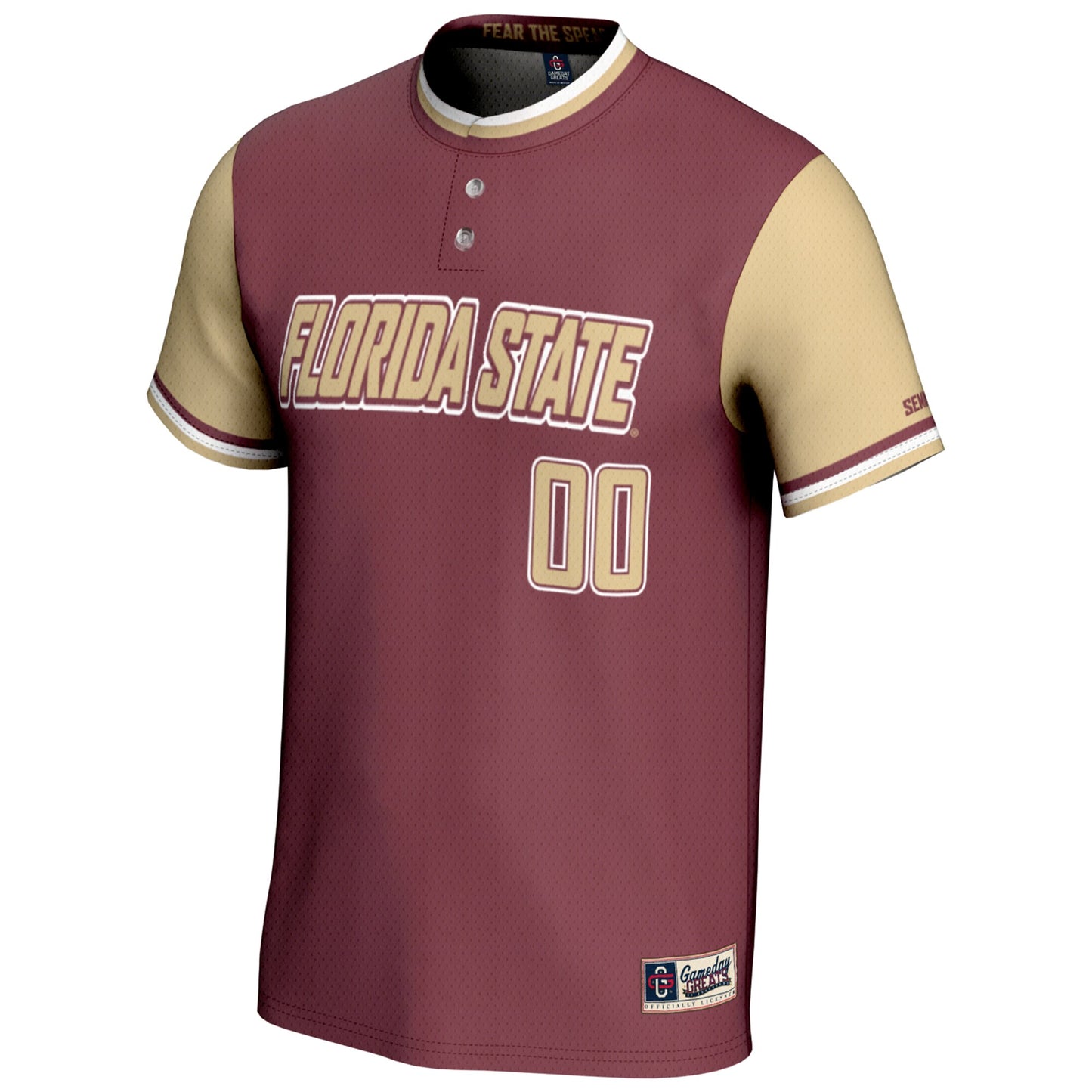 Florida State Seminoles GameDay Greats Youth  NIL Pick-A-Player Lightweight Softball Jersey – Garnet