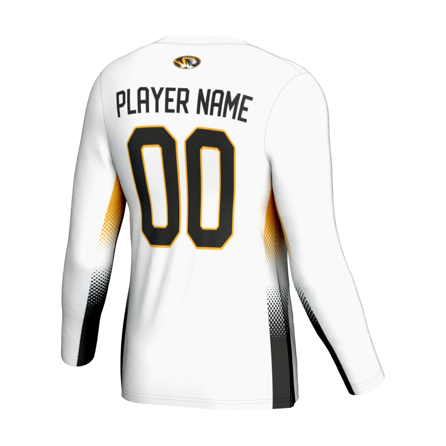 Missouri Tigers GameDay Greats Youth NIL Pick-A-Player Lightweight Women's Volleyball Jersey – White