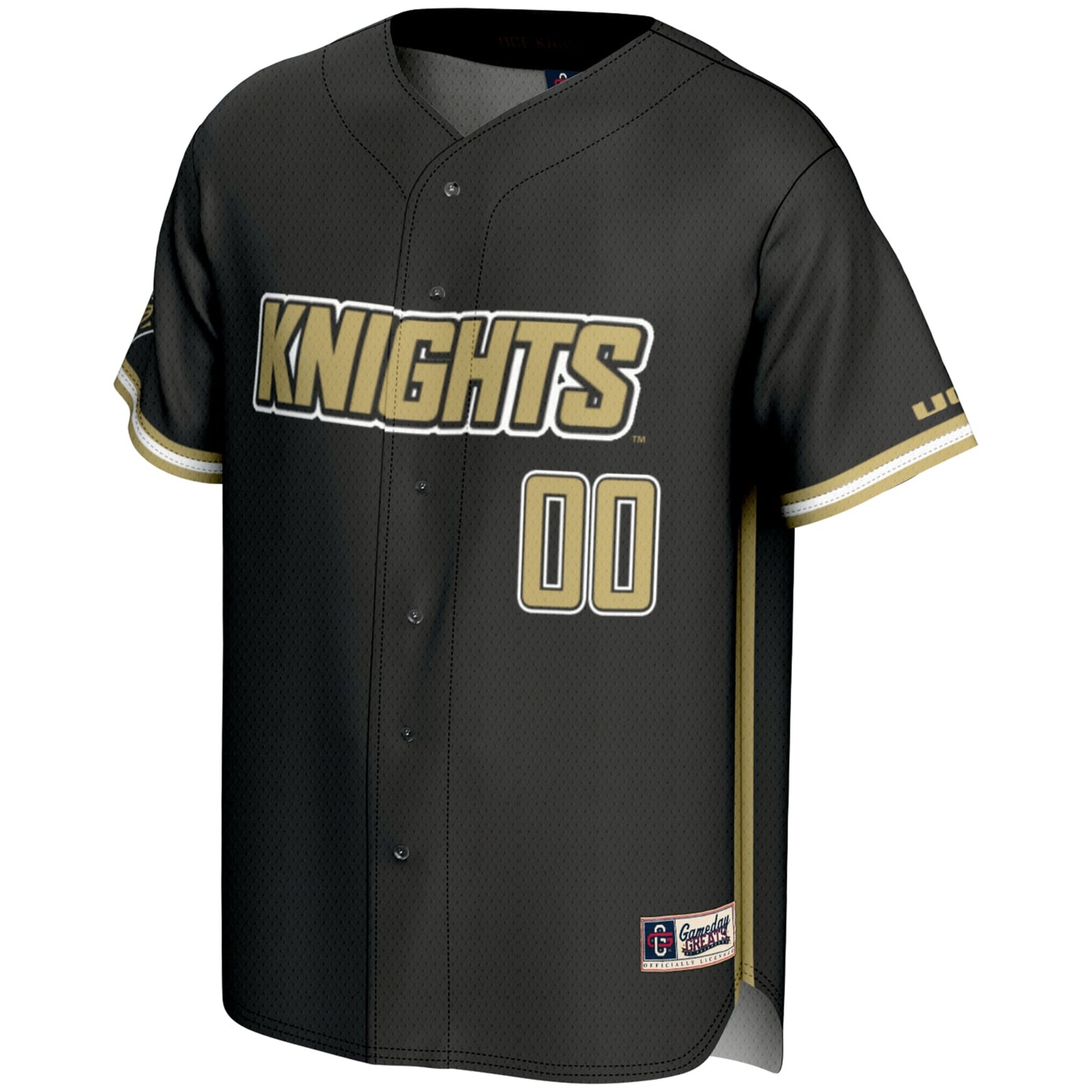 UCF Knights GameDay Greats Youth NIL Pick-A-Player Lightweight Baseball Jersey - Black