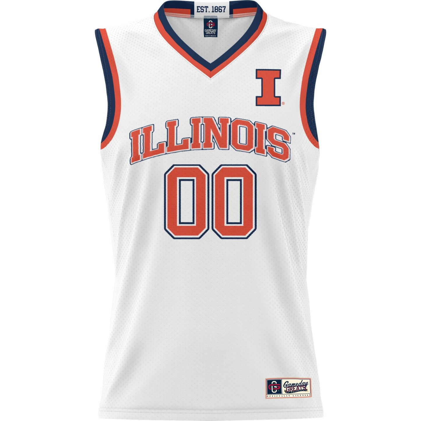 Illinois Fighting Illini GameDay Greats Unisex  Lightweight NIL Pick-A-Player Women's Basketball Jersey - Orange