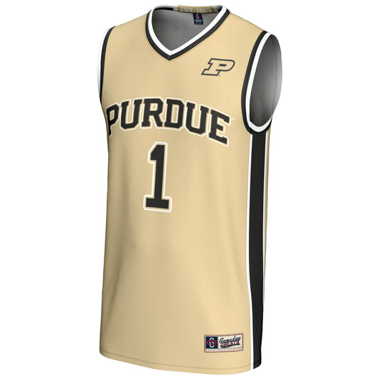 #1  Purdue Boilermakers GameDay Greats  Lightweight Basketball Jersey - Gold