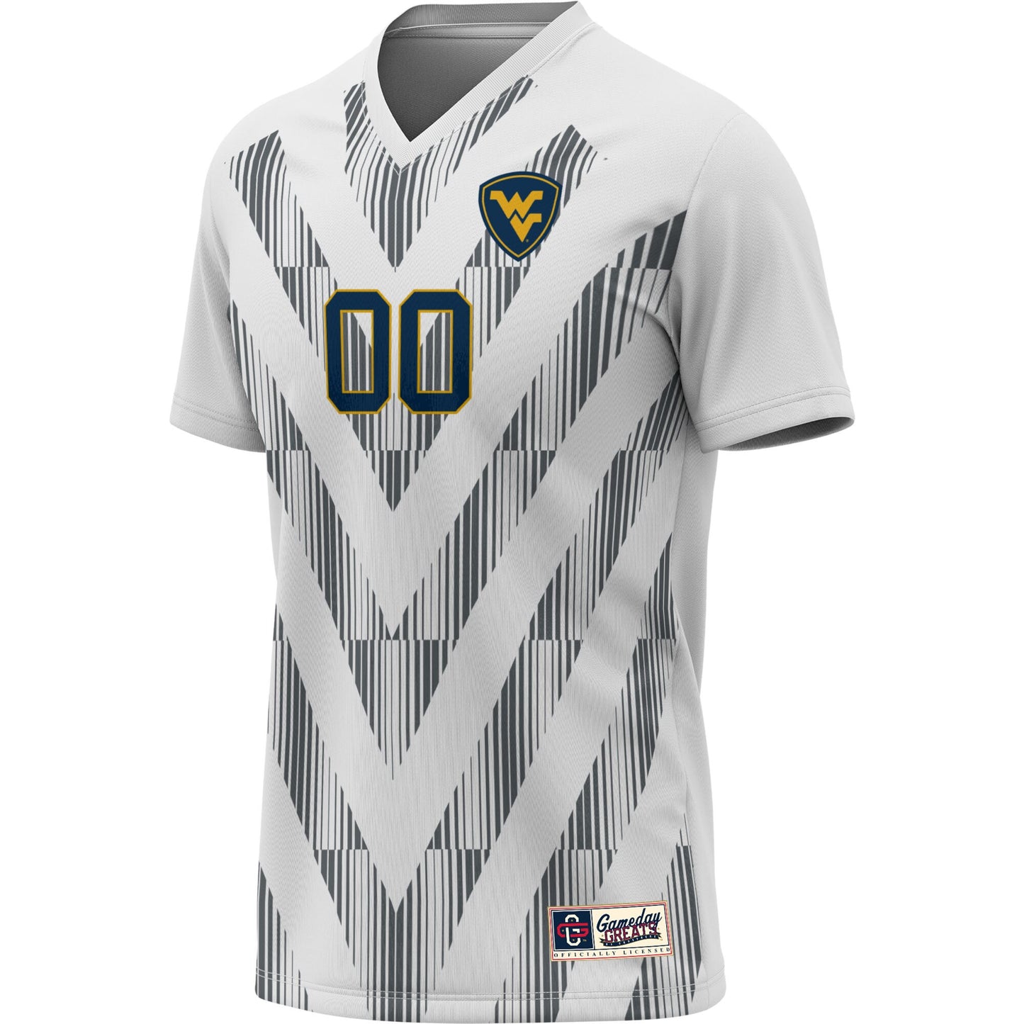 West Virginia Mountaineers GameDay Greats Youth Pick-A-Player NIL Lightweight Soccer Jersey - Navy