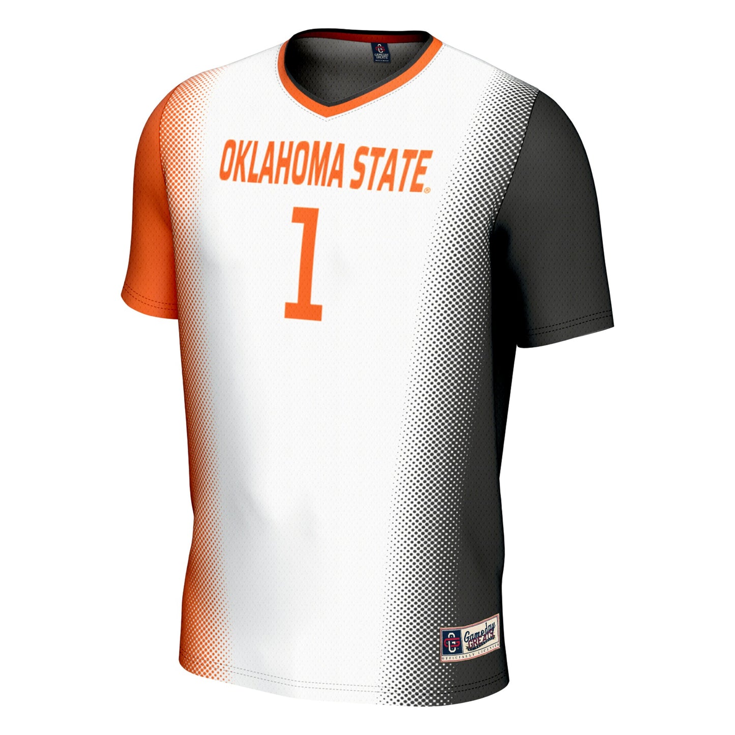 #1 Oklahoma State Cowboys GameDay Greats Youth  Lightweight Women's Soccer Jersey - White