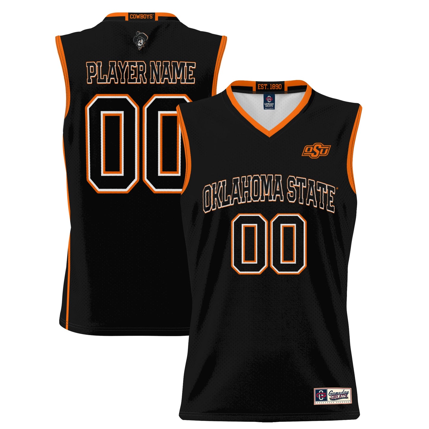 Oklahoma State Cowboys GameDay Greats Youth NIL Pick-A-Player Lightweight Women's Basketball Jersey - White