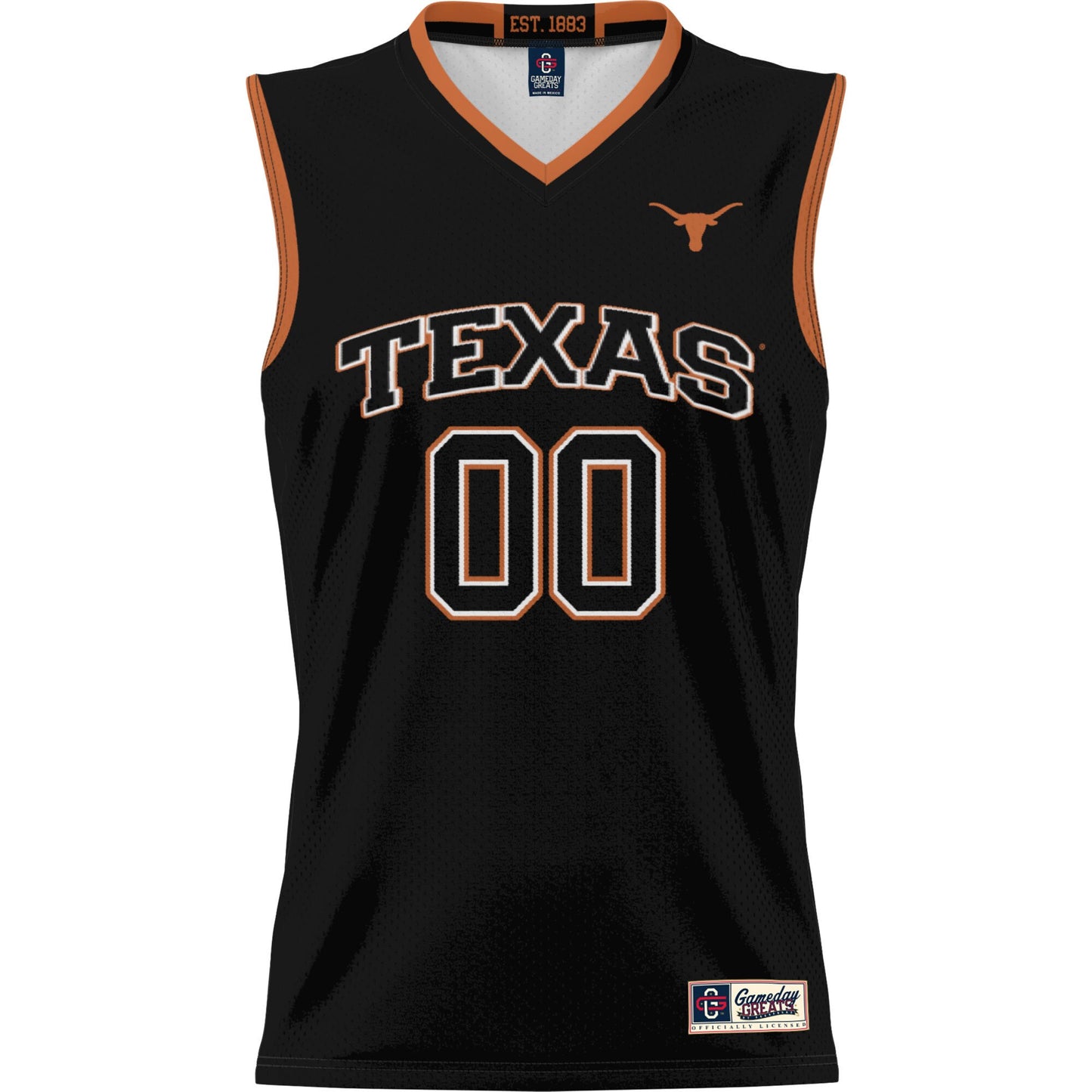 Texas Longhorns GameDay Greats Unisex  Lightweight NIL Pick-A-Player Women's Basketball Jersey - Black