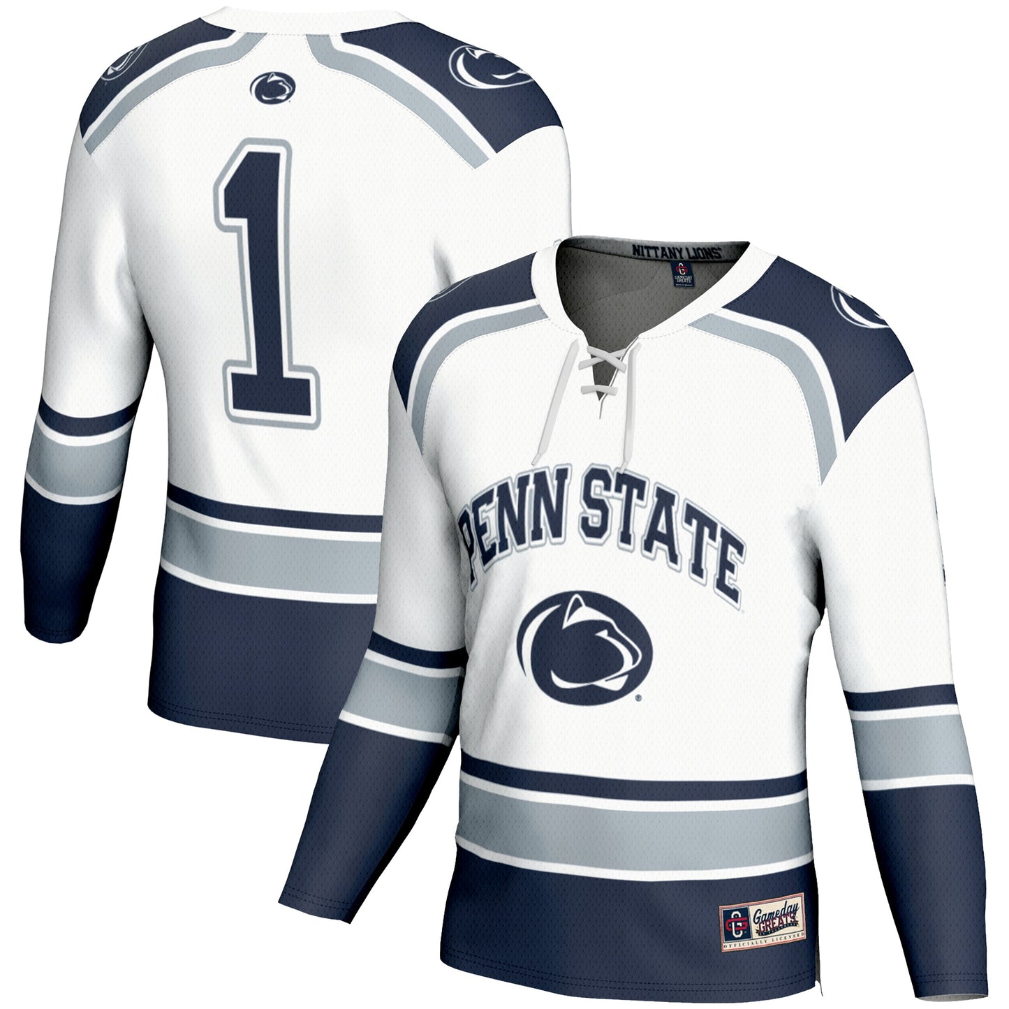 #1 Penn State Nittany Lions GameDay Greats Youth Hockey Jersey - Navy