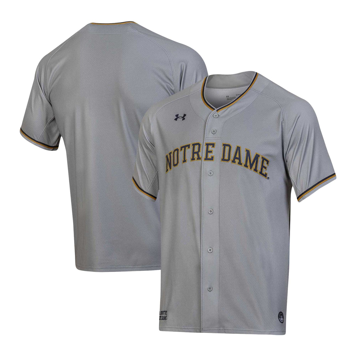 Notre Dame Fighting Irish Under Armour Replica Baseball Jersey - Green