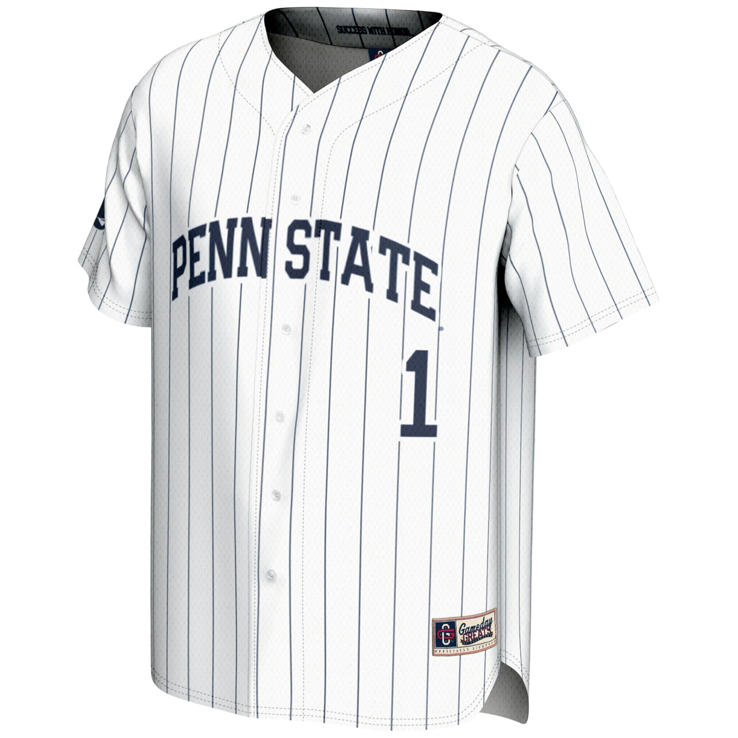 #1 Penn State Nittany Lions GameDay Greats Youth Lightweight Baseball Fashion Jersey - Navy
