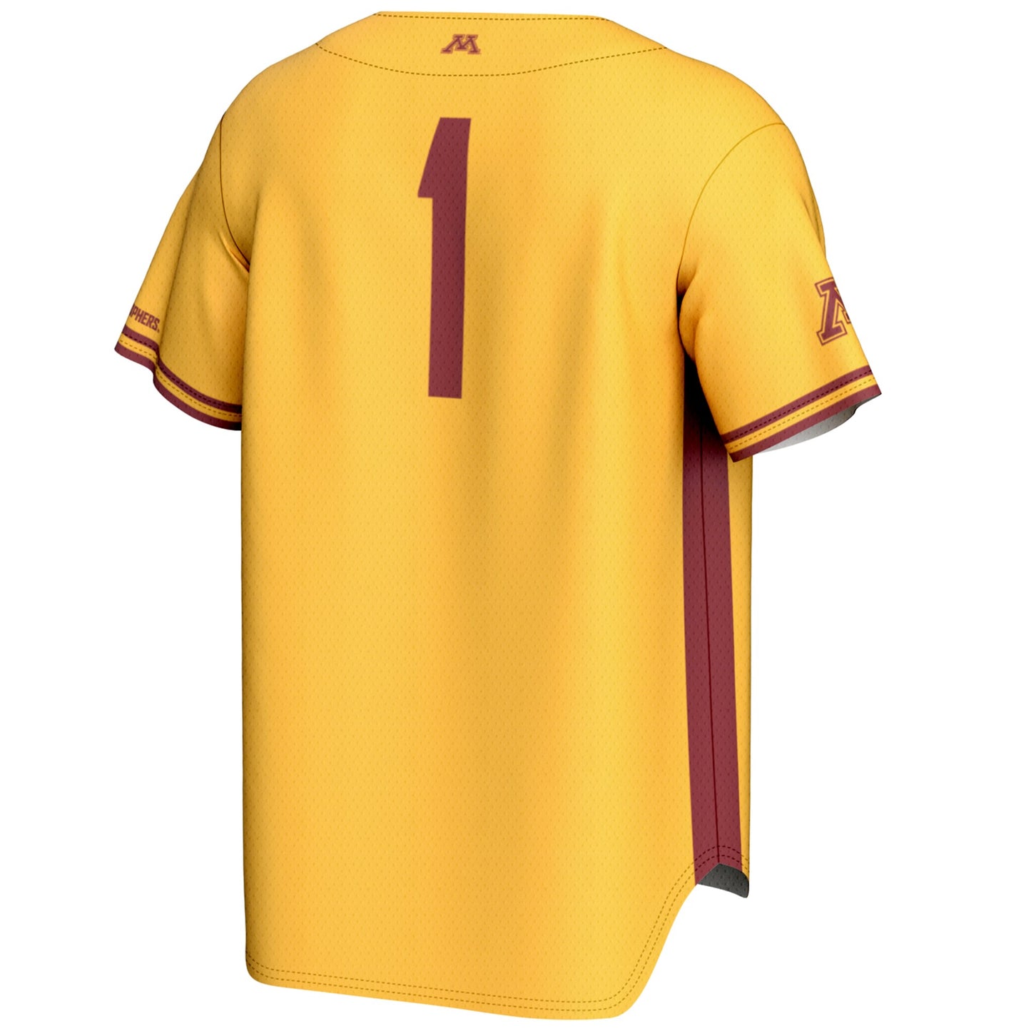 #1 Minnesota Golden Gophers GameDay Greats Youth Lightweight Baseball Jersey - Maroon