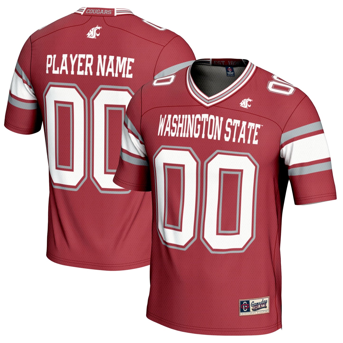 Washington State Cougars GameDay Greats NIL Pick-A-Player Football Jersey - White