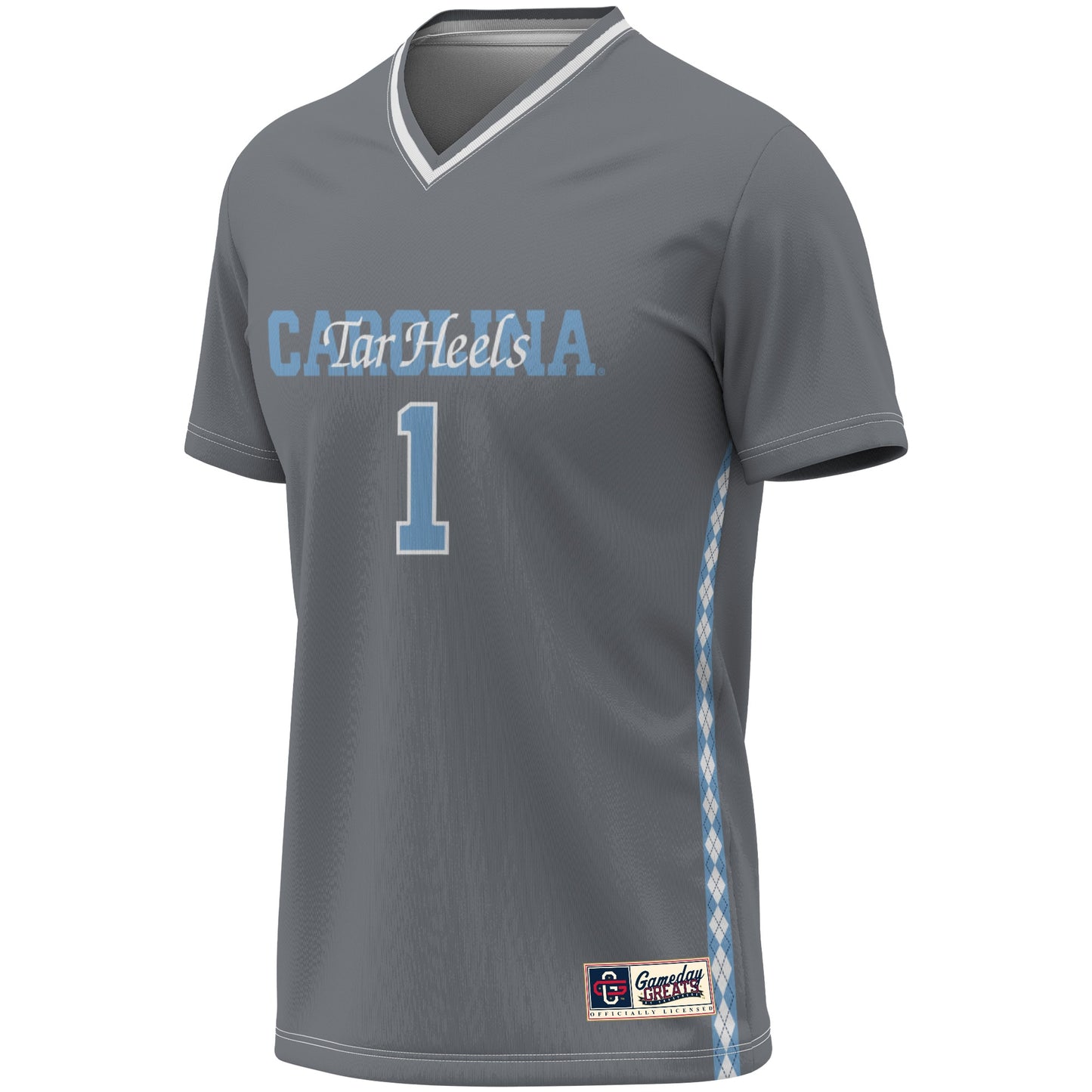 #1 North Carolina Tar Heels GameDay Greats Unisex Women's Soccer Lightweight Fashion Goalie Jersey - Green