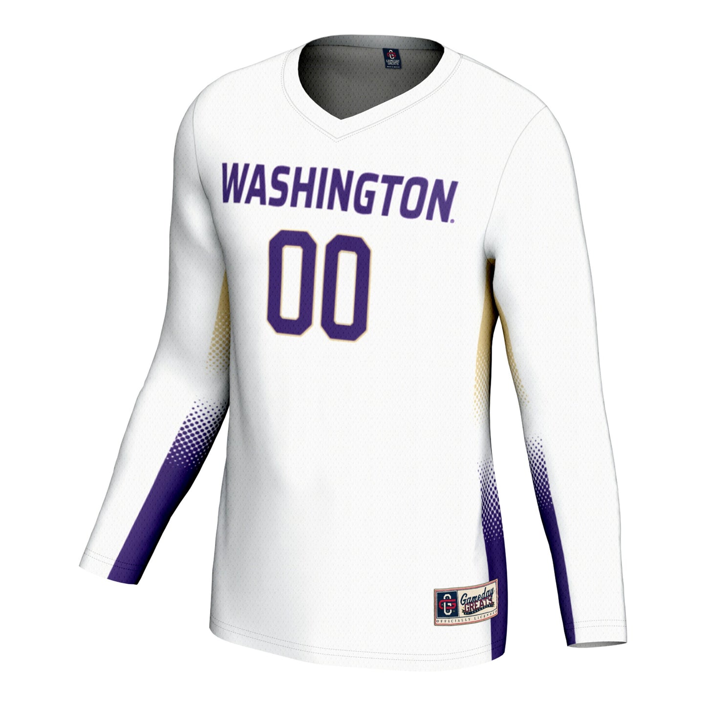 Washington Huskies GameDay Greats Unisex NIL Lightweight Volleyball Jersey - White