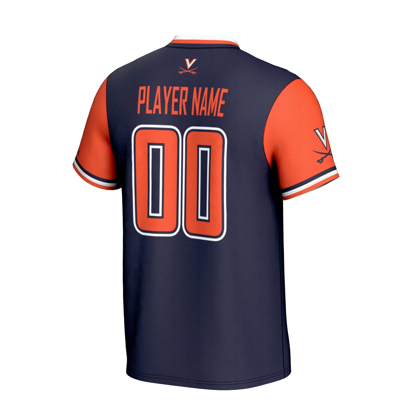 Virginia Cavaliers GameDay Greats Youth NIL Pick-A-Player Lightweight Collegiate Softball Fashion Jersey - Navy