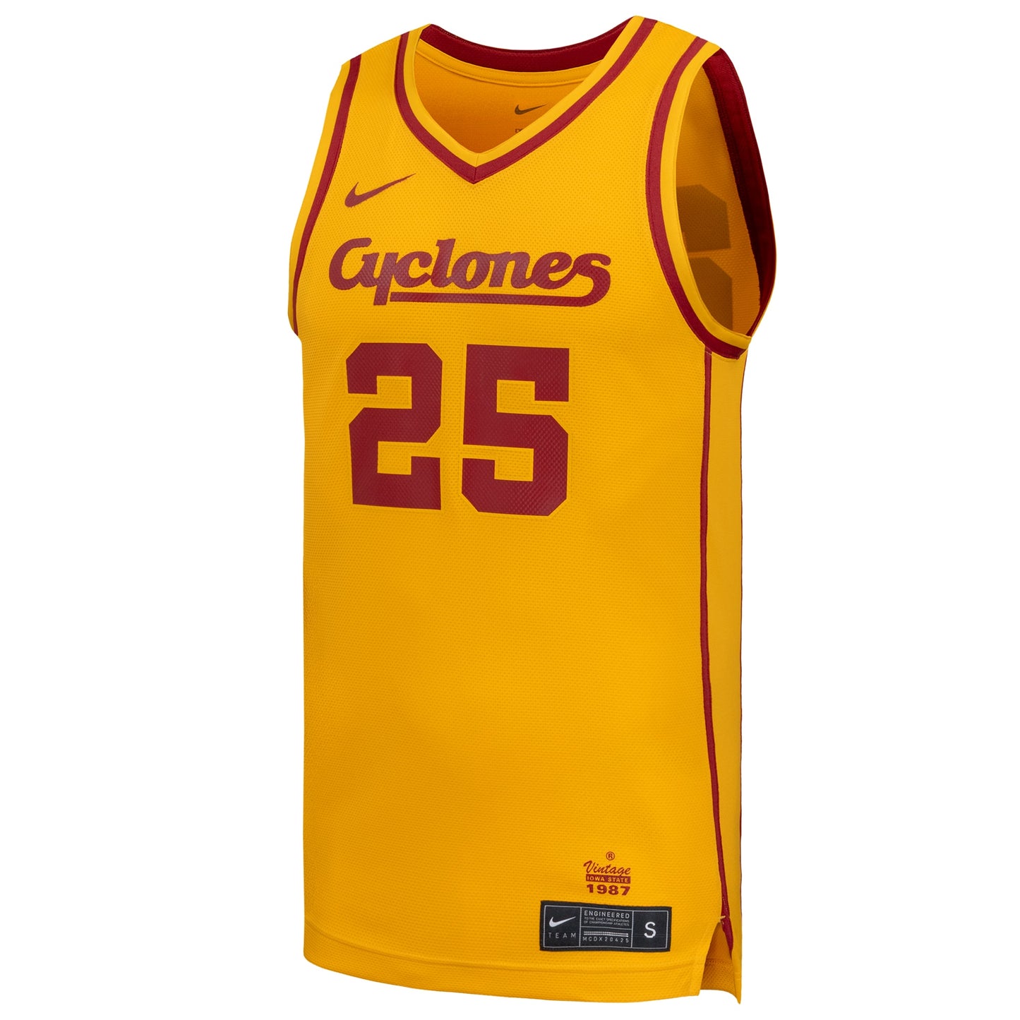 #24 Iowa State Cyclones Nike Replica Basketball Jersey - Cardinal