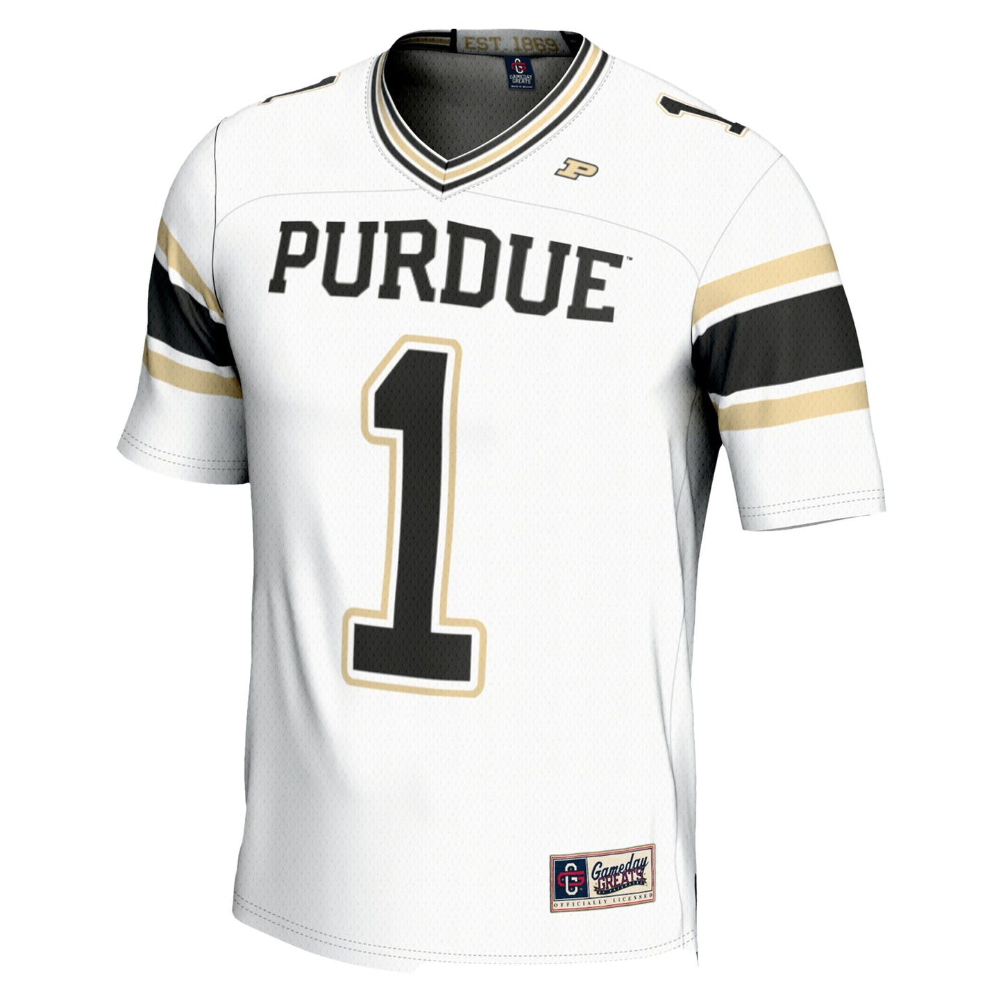 #1 Purdue Boilermakers GameDay Greats Endzone Football Jersey - Black