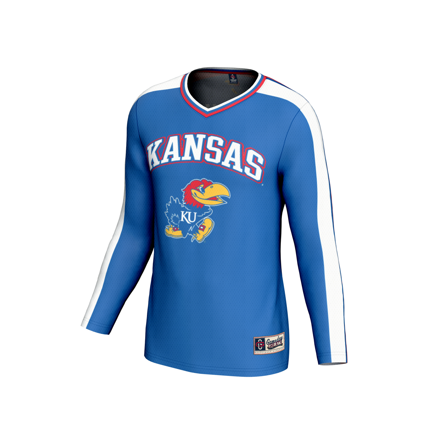 Kansas Jayhawks GameDay Greats Youth NIL Pick-A-Player Collegiate Women's Volleyball Lightweight Fashion Jersey - Royal