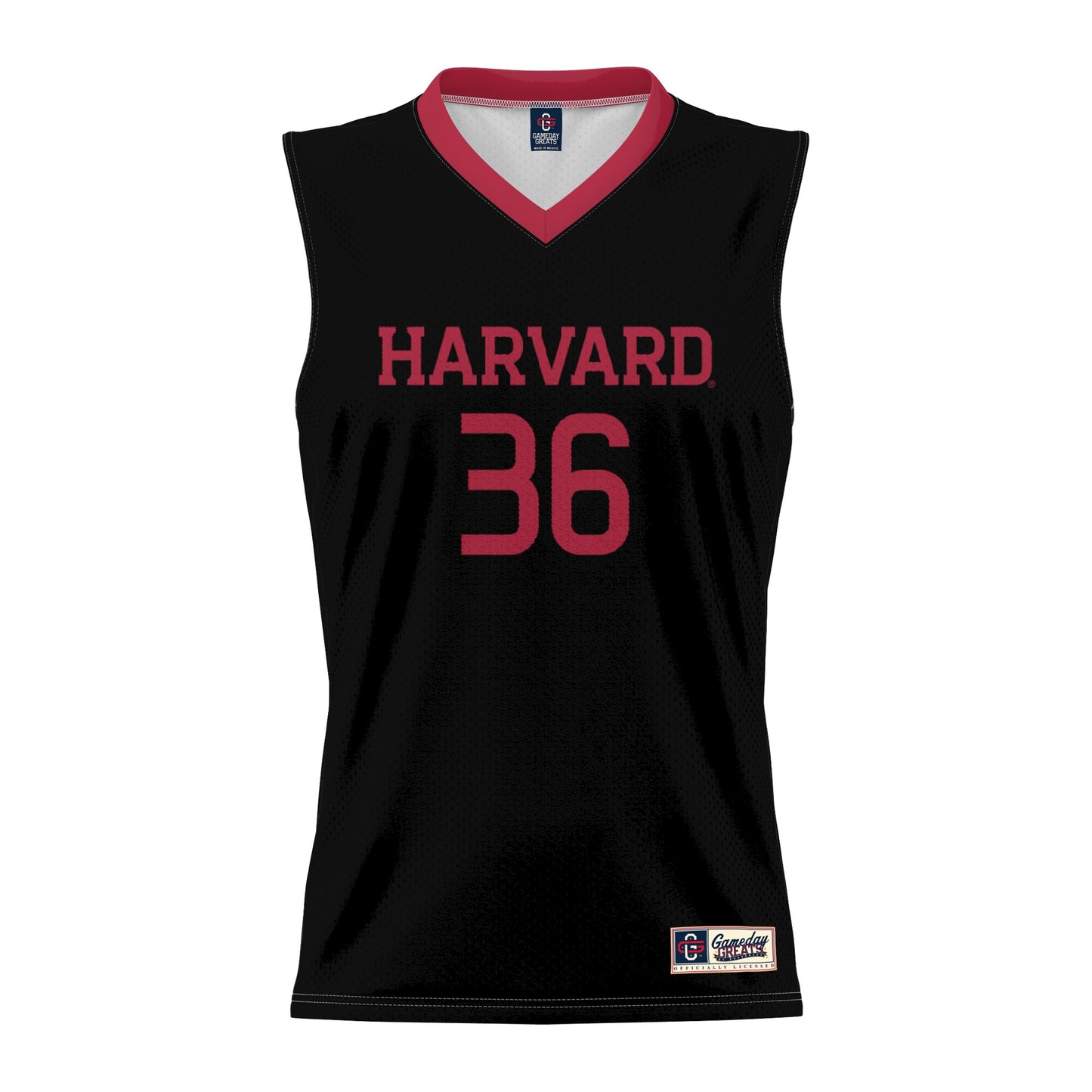 #36 Harvard Crimson GameDay Greats Lightweight Basketball Jersey - White