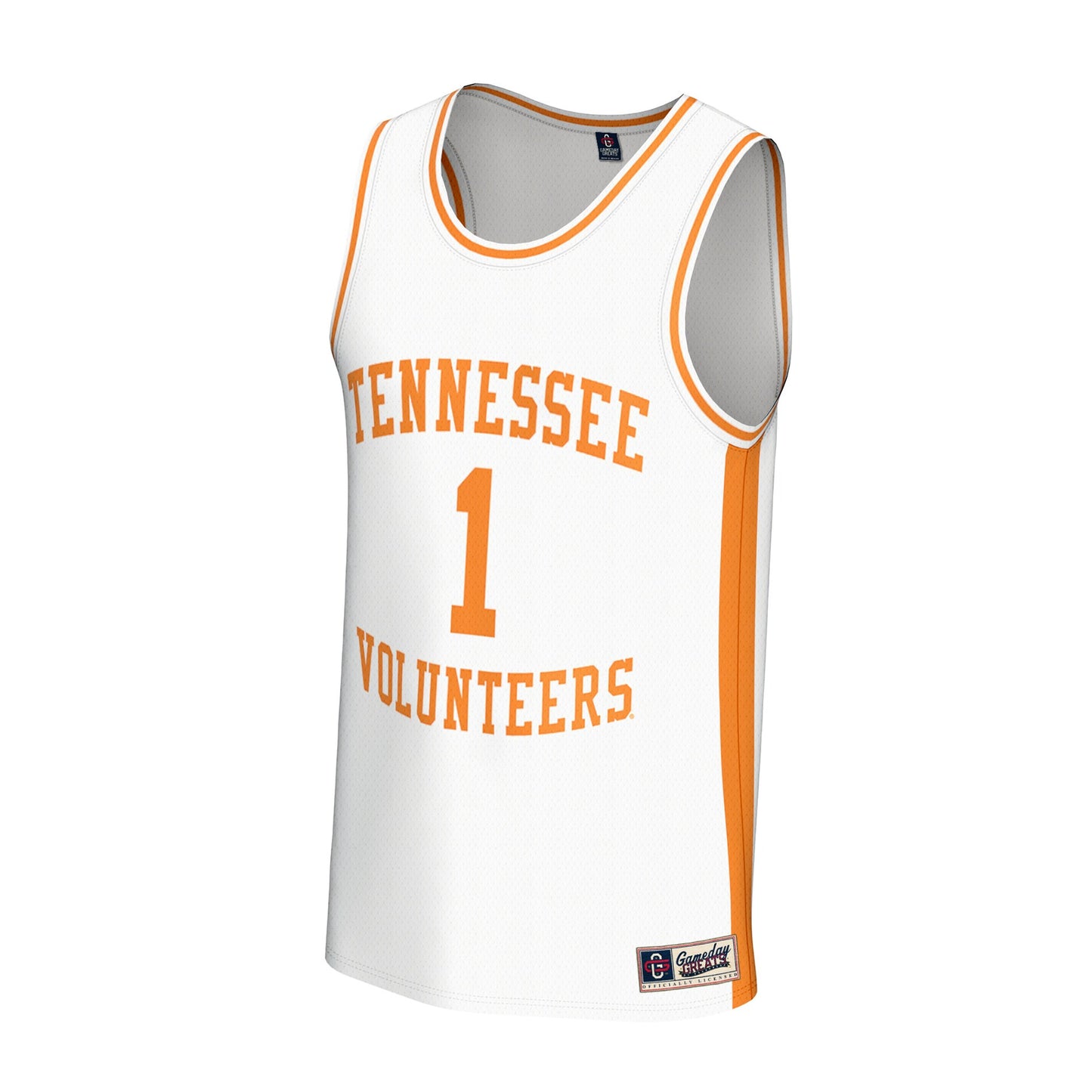 #1 Tennessee Volunteers GameDay Greats Unisex Lightweight Men's Basketball Fashion Jersey - White