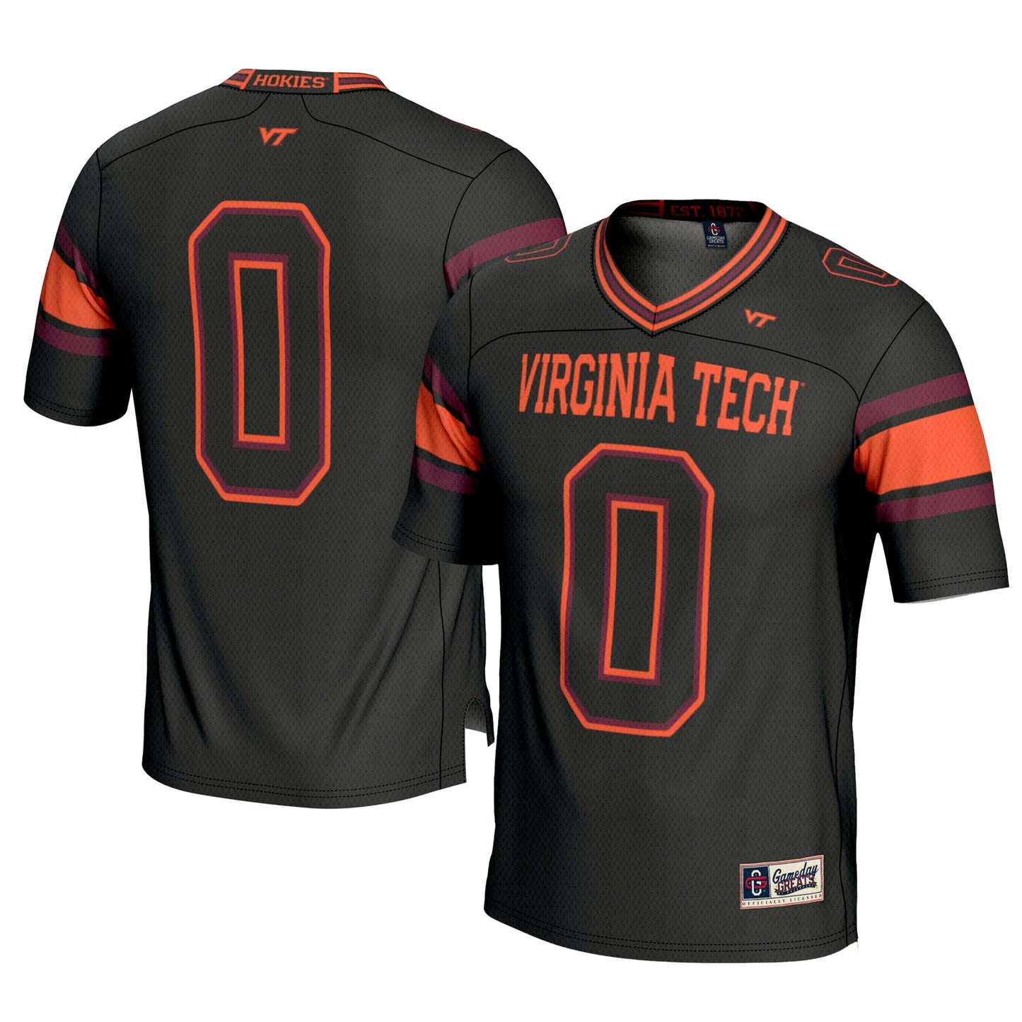 #0 Virginia Tech Hokies GameDay Greats Youth Football Jersey - White