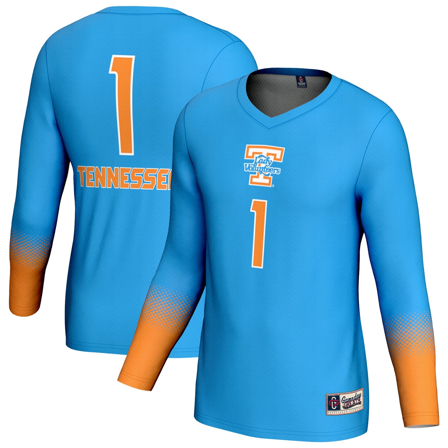Tennessee Volunteers GameDay Greats Unisex Lightweight Volleyball Fashion Jersey - Orange