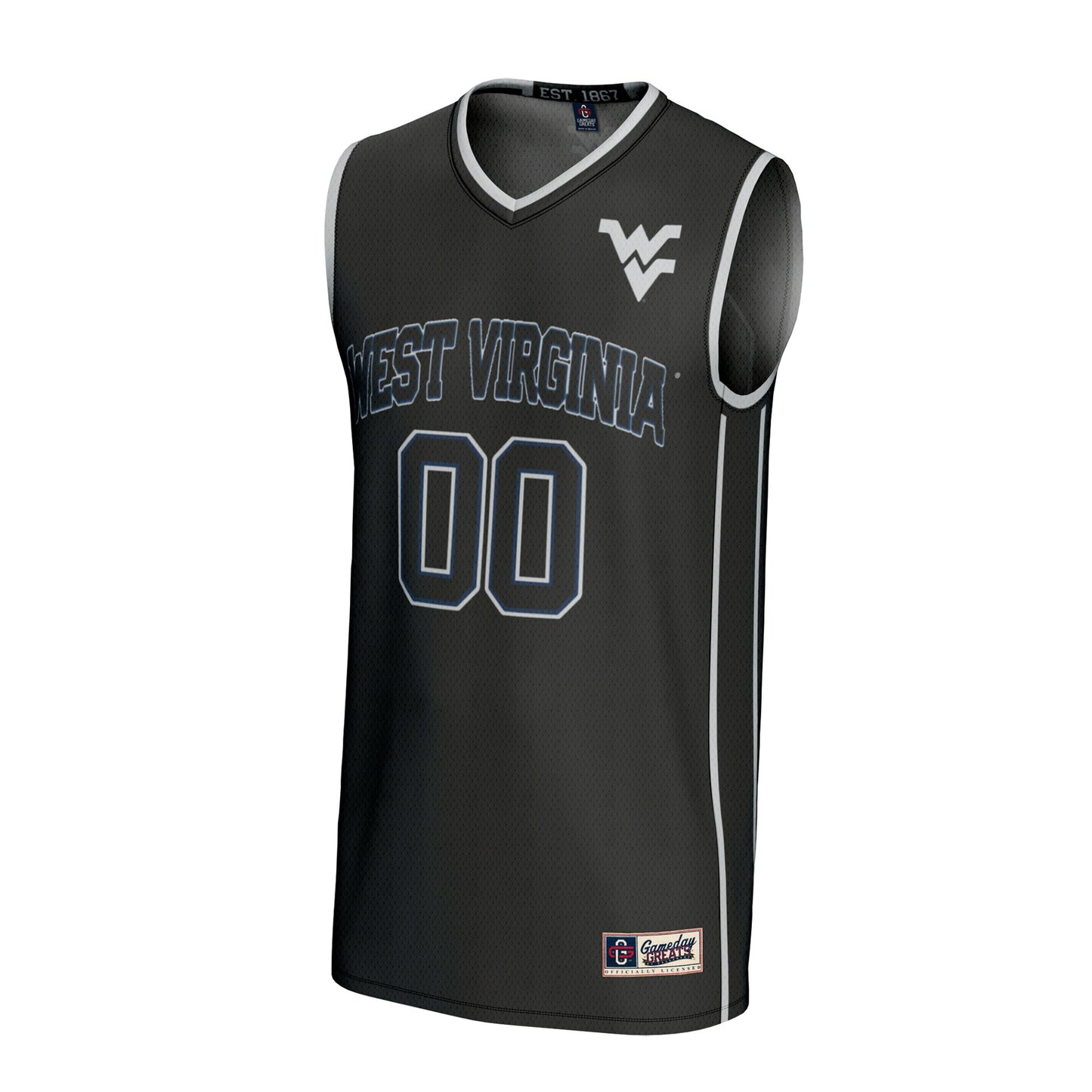 West Virginia Mountaineers GameDay Greats Unisex Lightweight Collegiate Women's Basketball NIL Pick-A-Player Fashion Jersey - Black