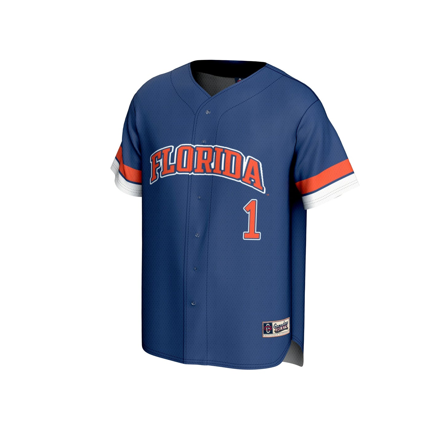 #1 Florida Gators GameDay Greats Unisex Lightweight Collegiate Baseball Fashion Jersey - Royal
