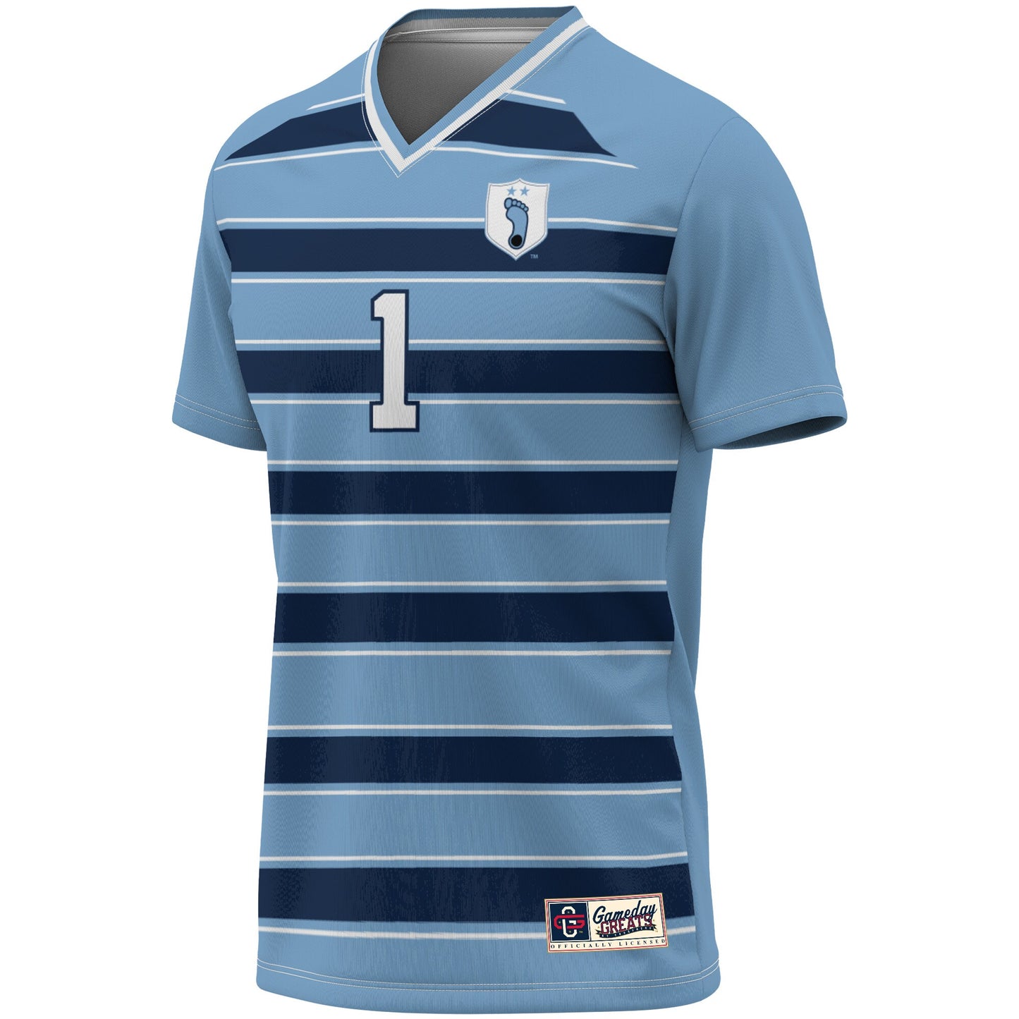 #1 North Carolina Tar Heels GameDay Greats Lightweight Soccer Fashion Jersey - White