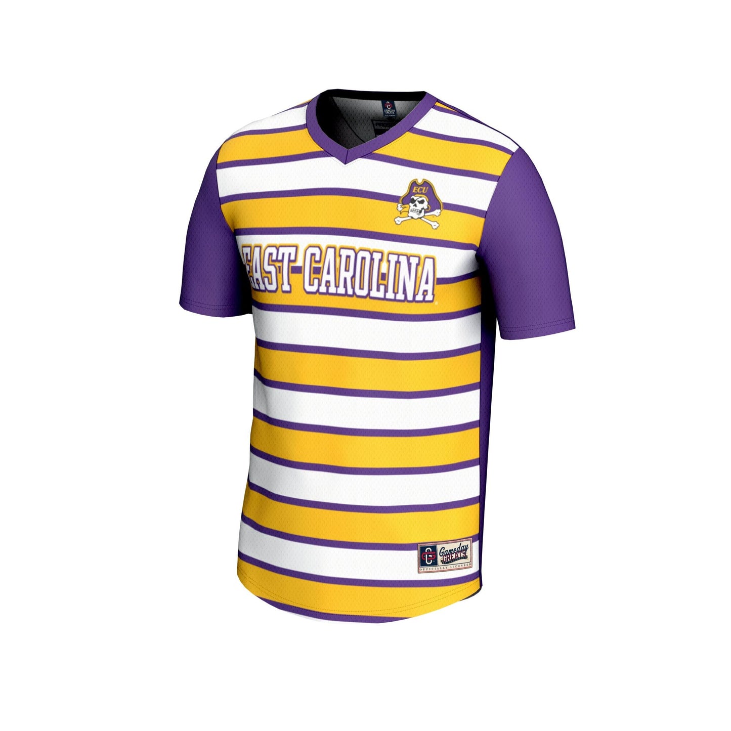 #1 ECU Pirates GameDay Greats Unisex Lightweight Soccer Fashion Jersey - Purple