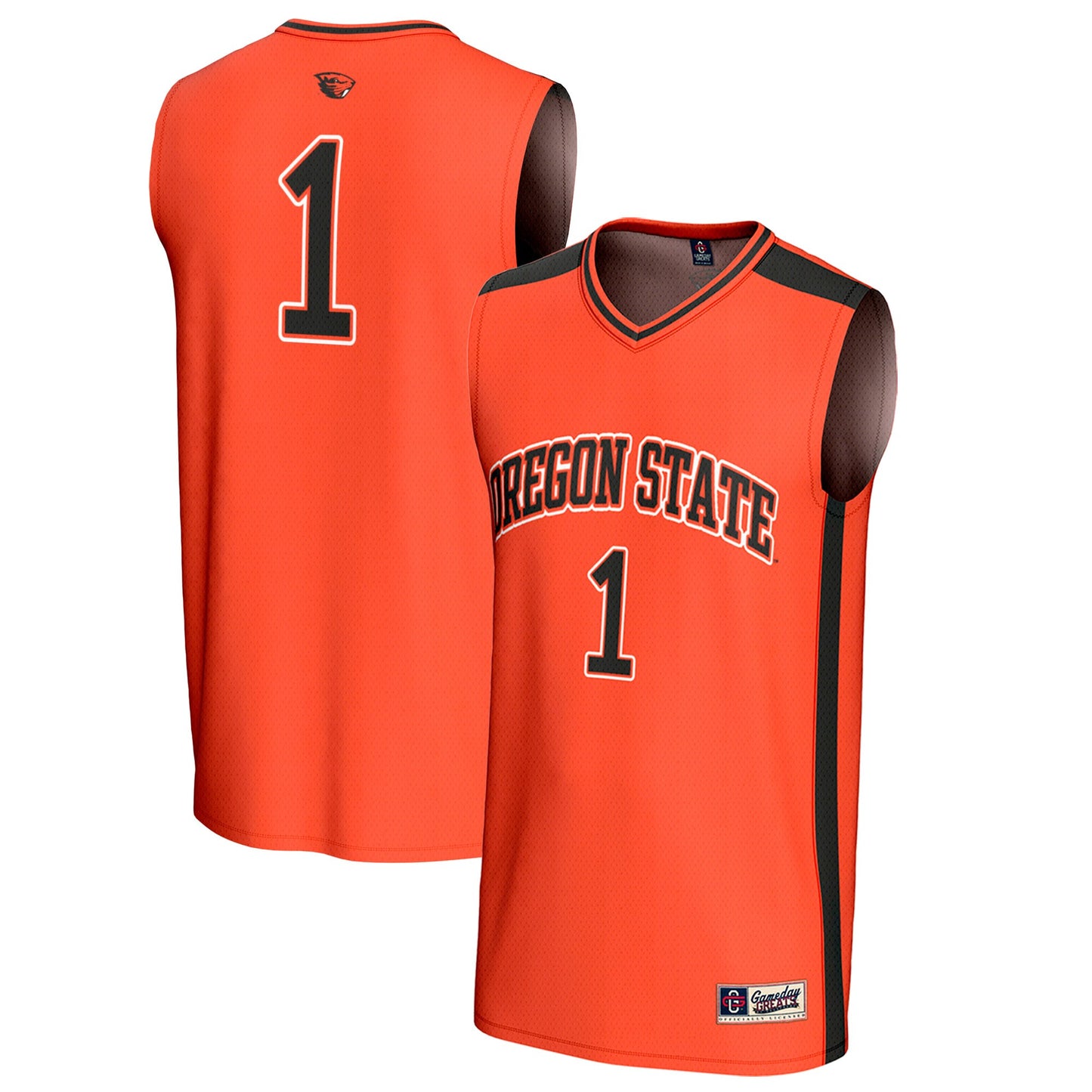 #1 Oregon State Beavers GameDay Greats Unisex Lightweight Collegiate Basketball Fashion Jersey - Orange